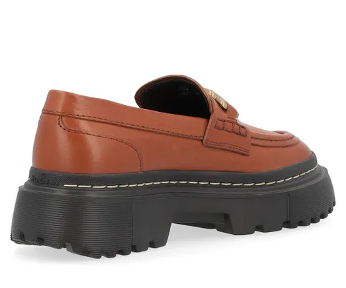 Mocassino Hogan H619 in pelle marrone