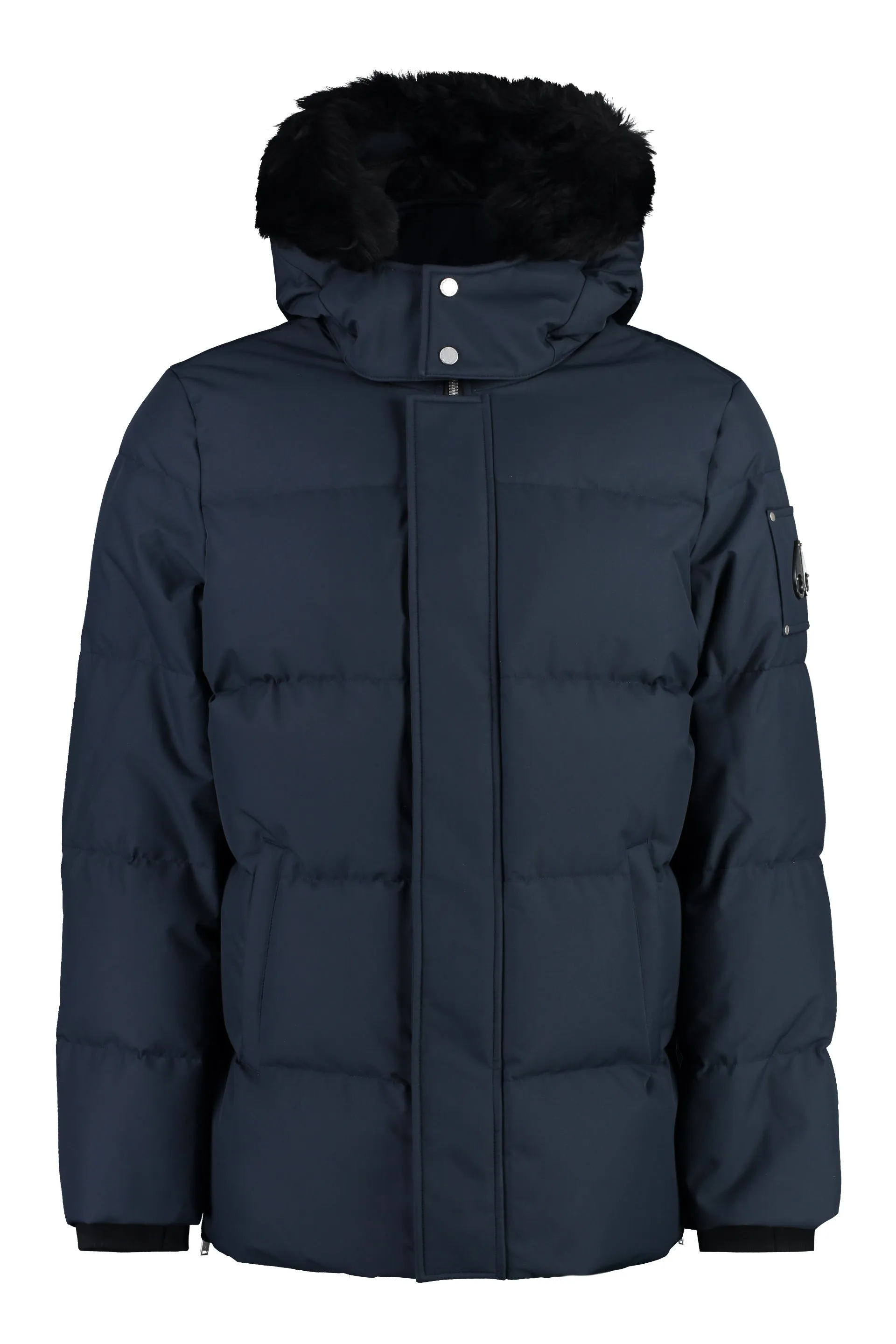 Moose Knuckles Piumino in nylon con cappuccio