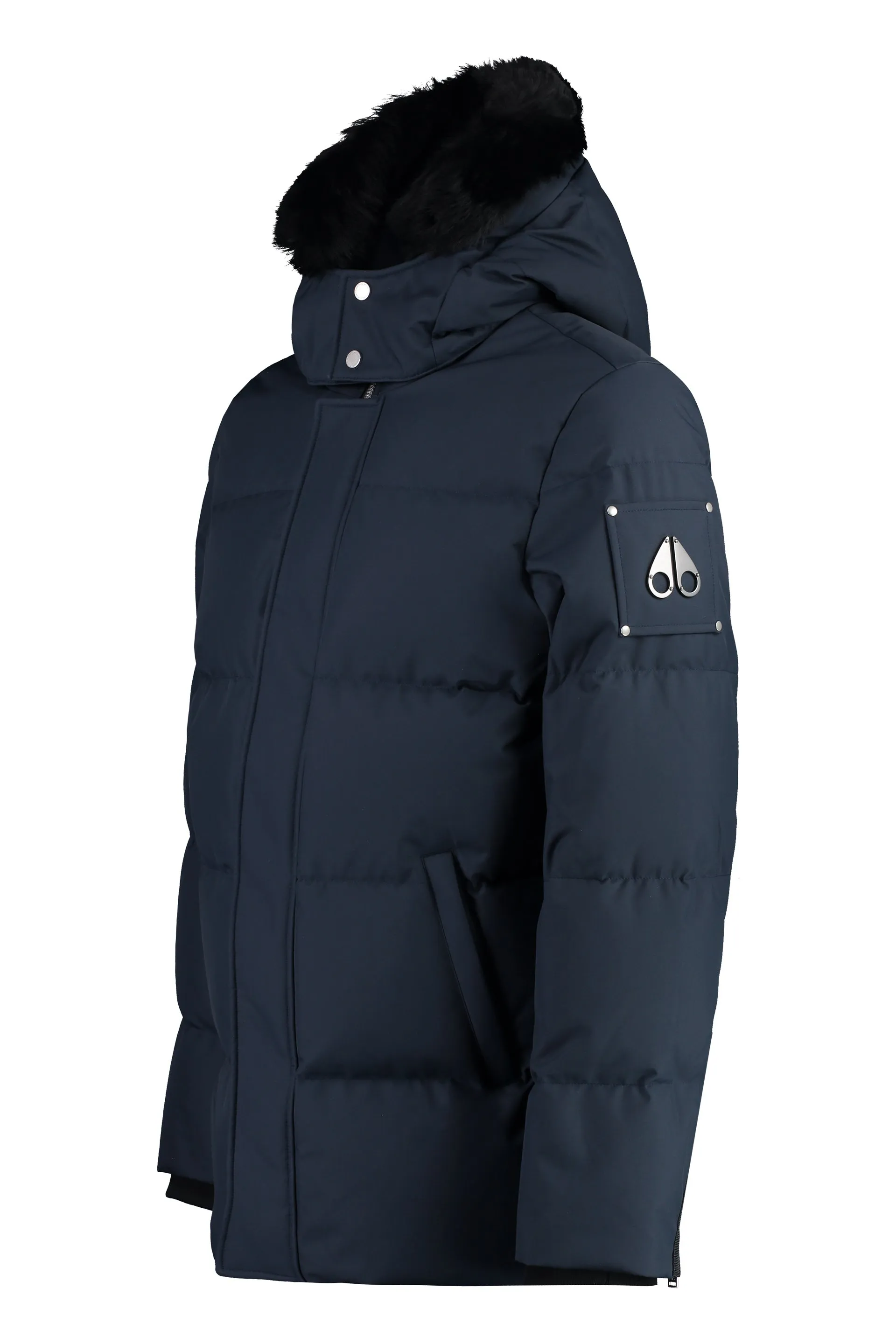 Moose Knuckles Piumino in nylon con cappuccio