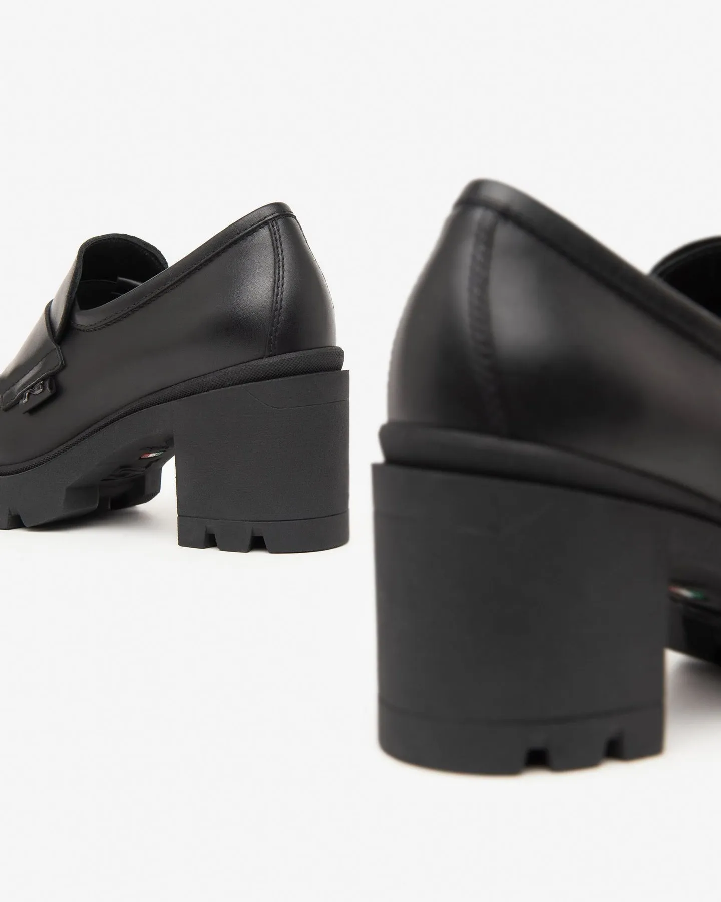 NERO GIARDINI Mocassino Tacco Medio Donna - I411380D Nero  