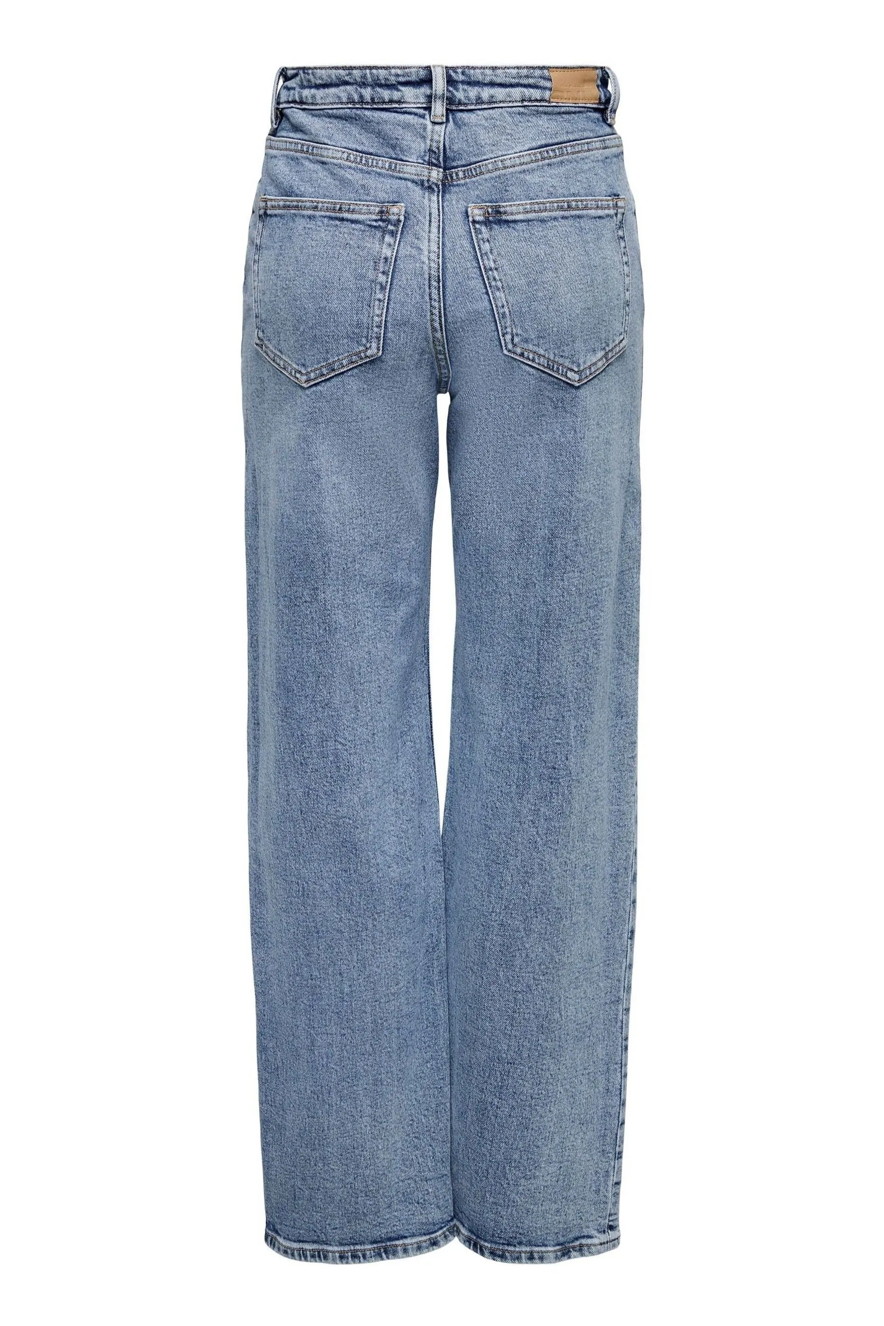 ONLY - Jeans a gamba larga a vita alta