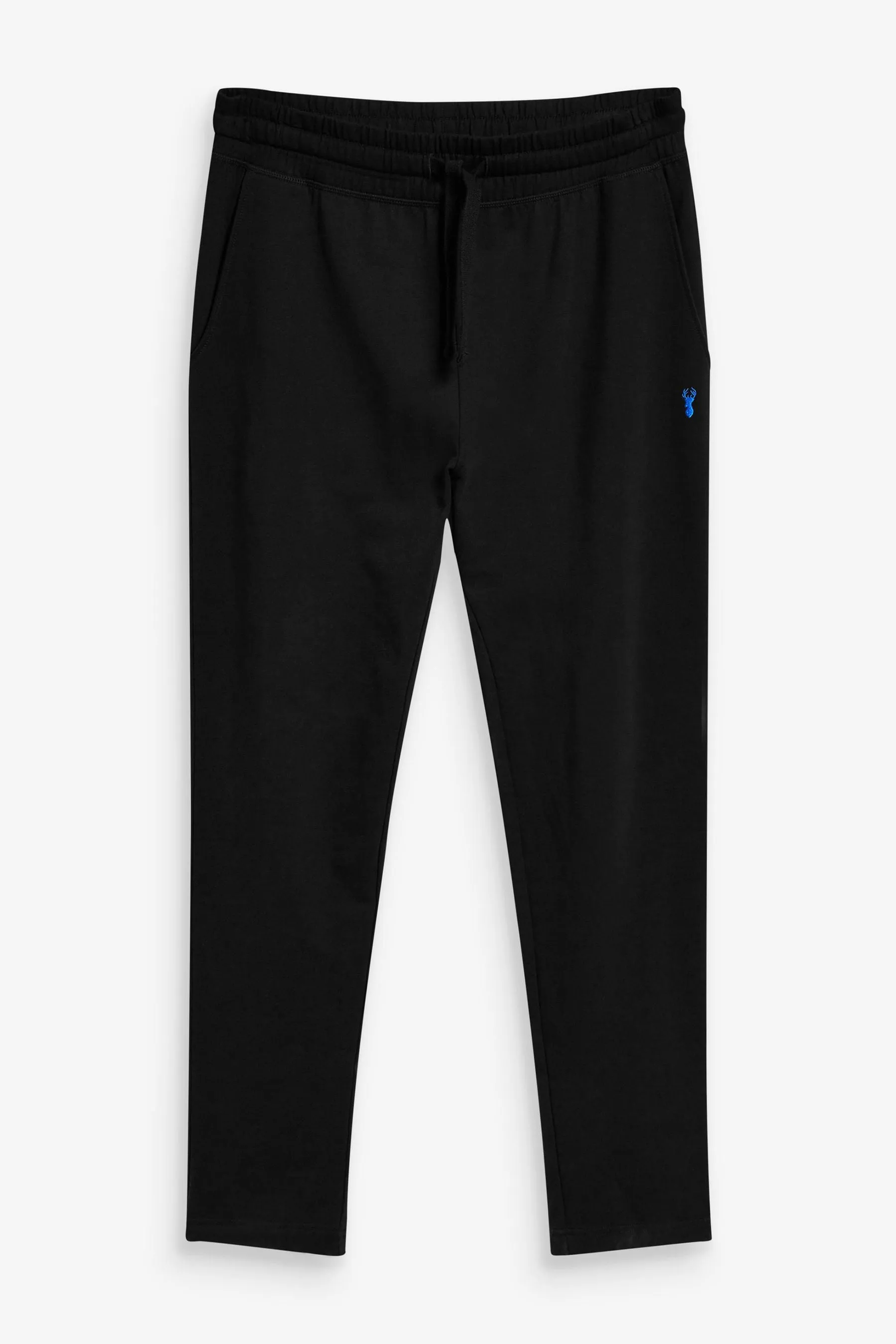 Orlo aperto nero/navy  - Pantaloni da jogging slim leggero