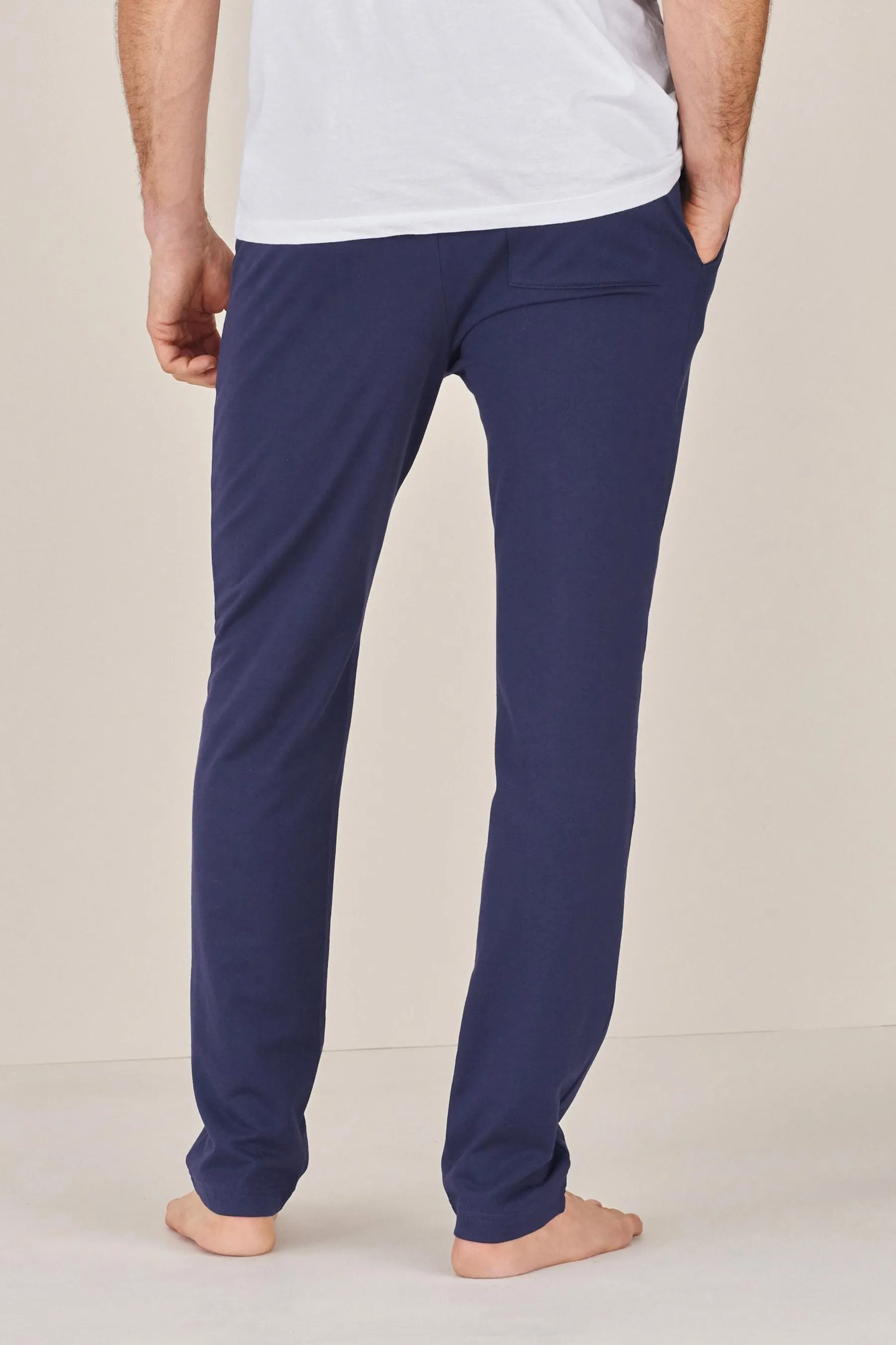 Orlo aperto nero/navy  - Pantaloni da jogging slim leggero