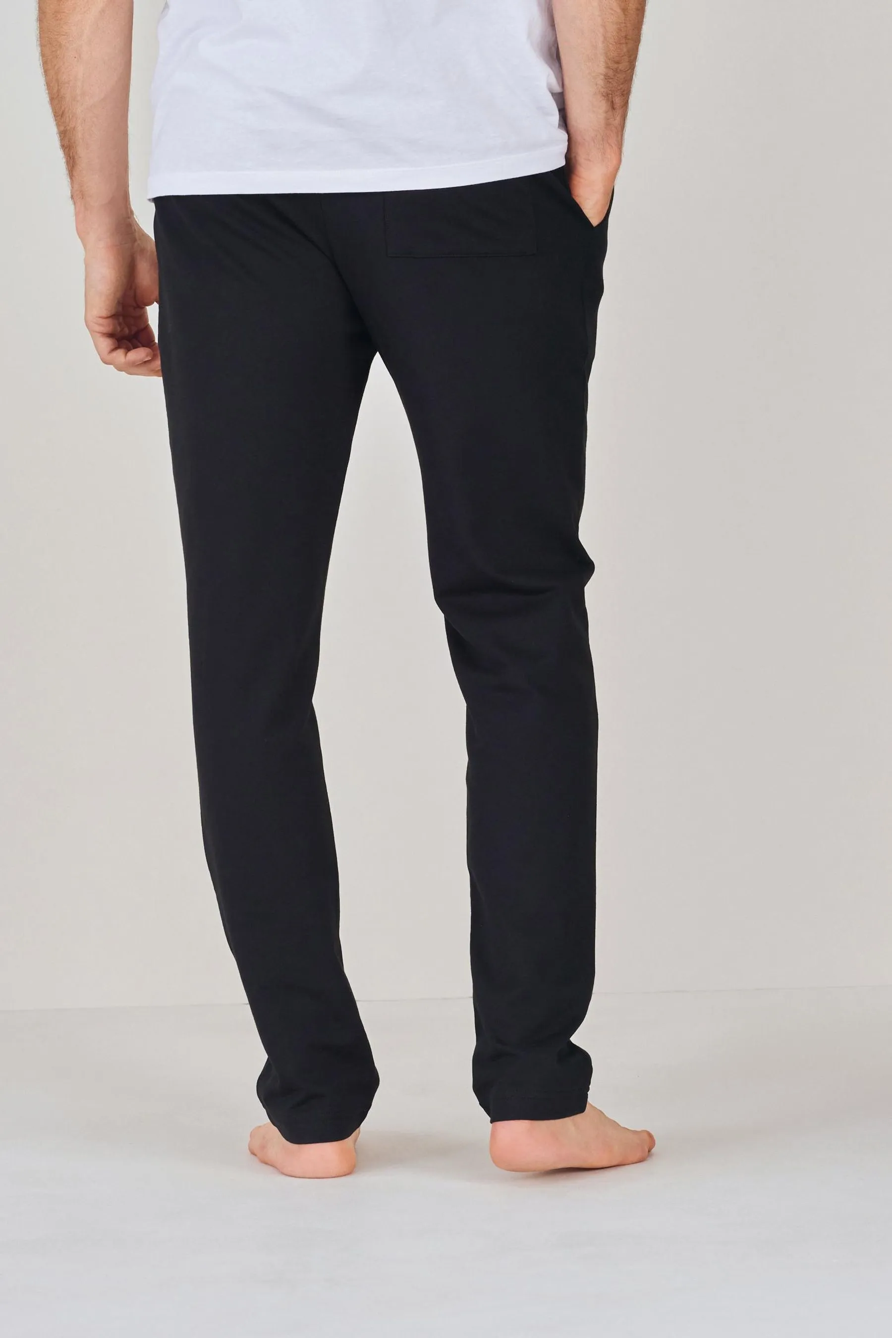 Orlo aperto nero/navy  - Pantaloni da jogging slim leggero