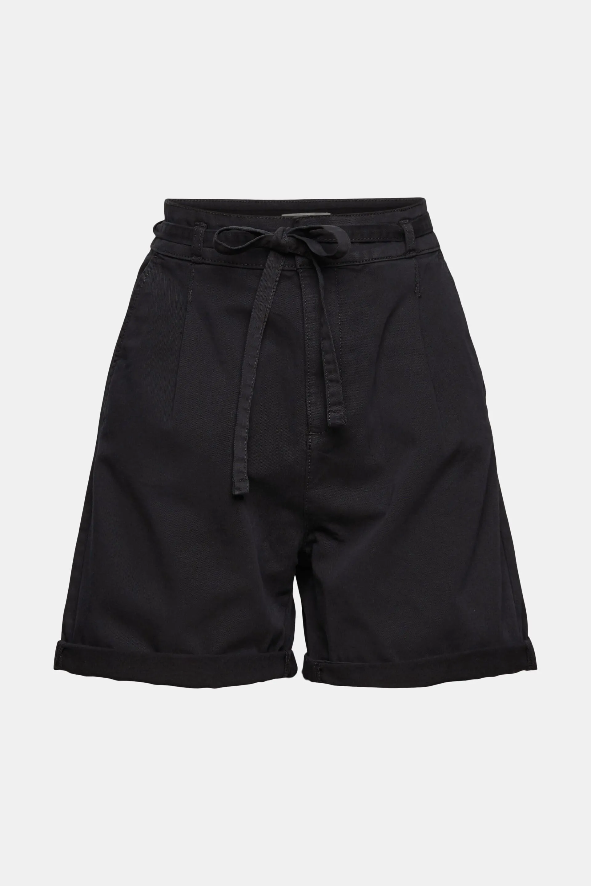 Pantaloncini a vita alta in 100% cotone Pima