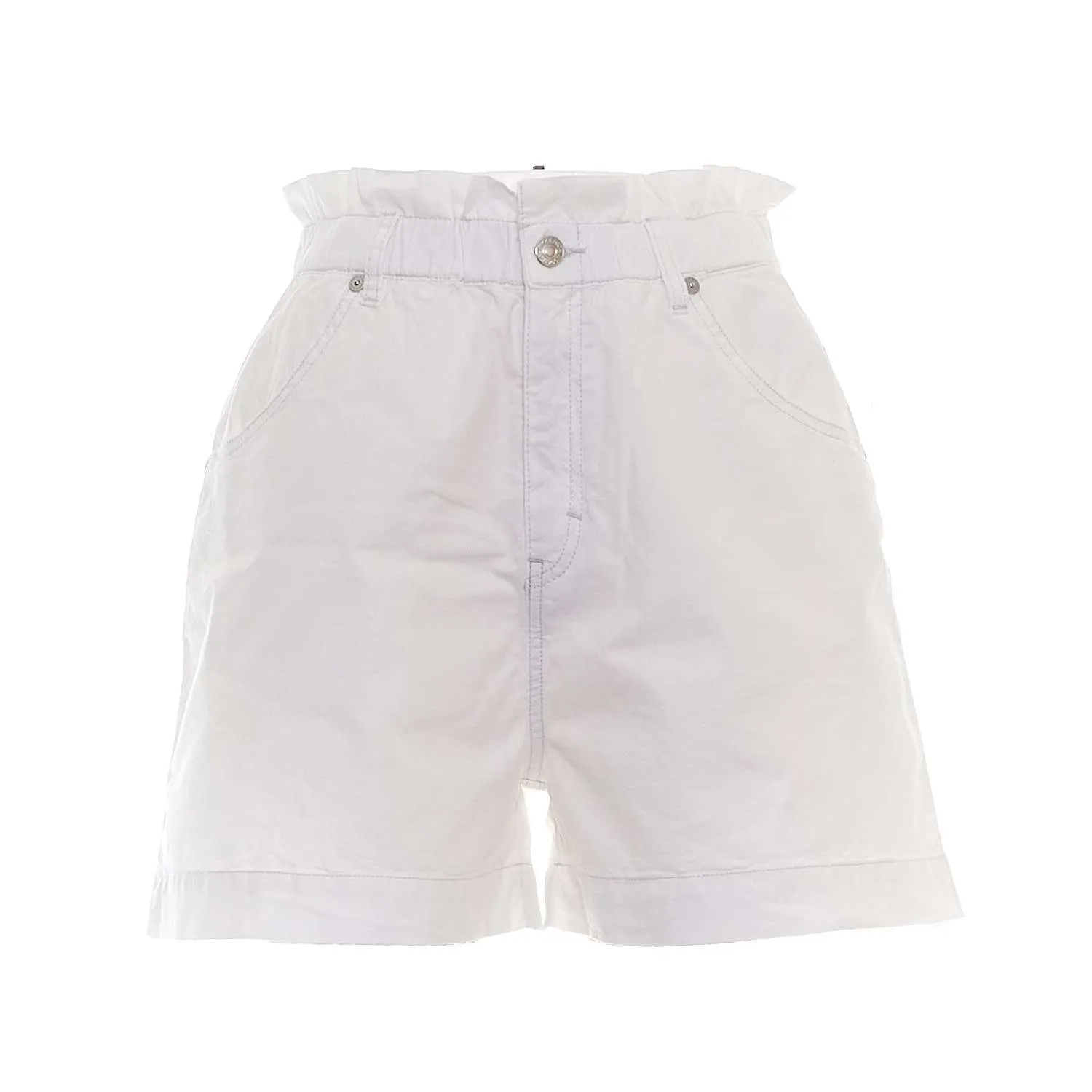 Pantaloncini Corti In Twill Di Cotone