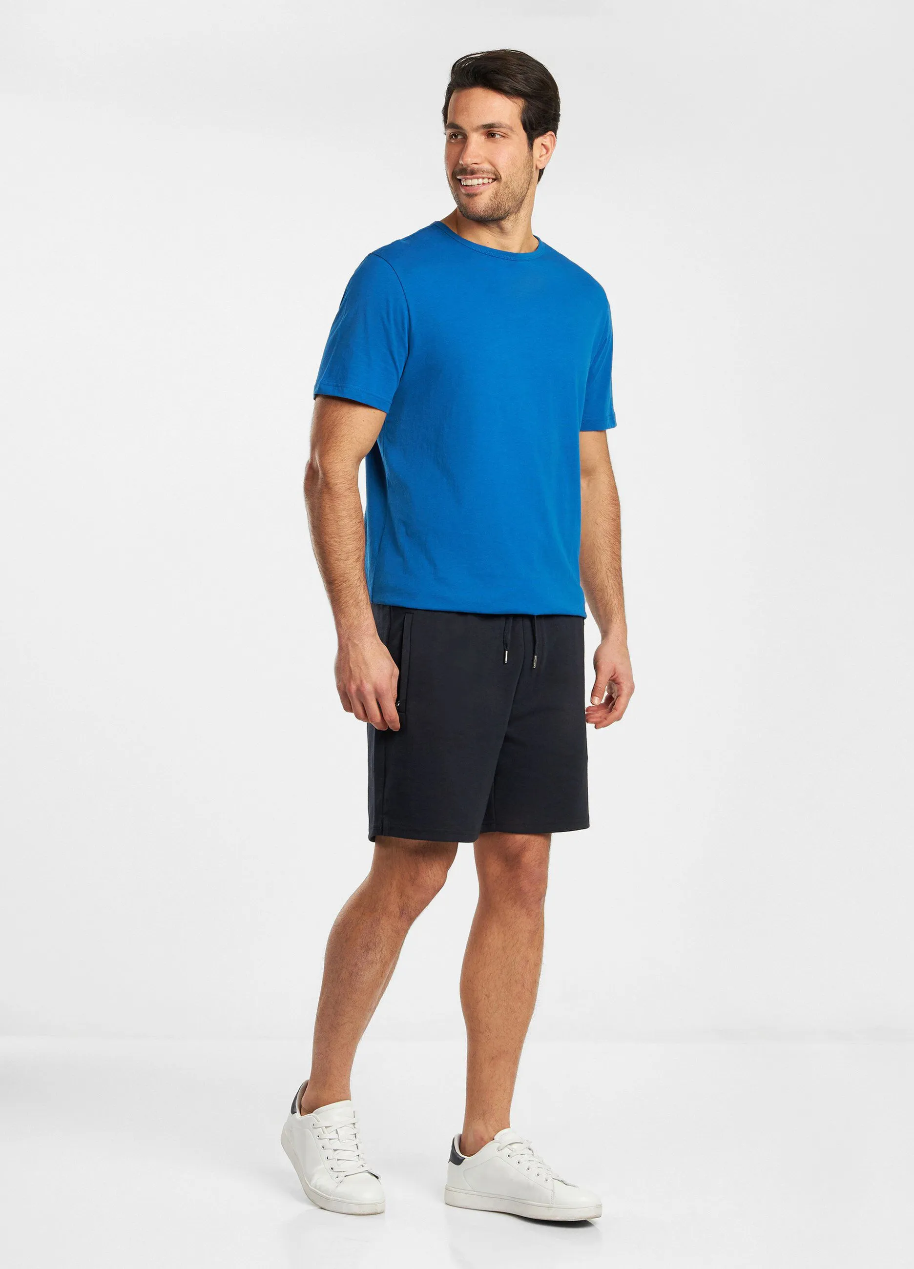 Pantaloncini in felpa di cotone uomo