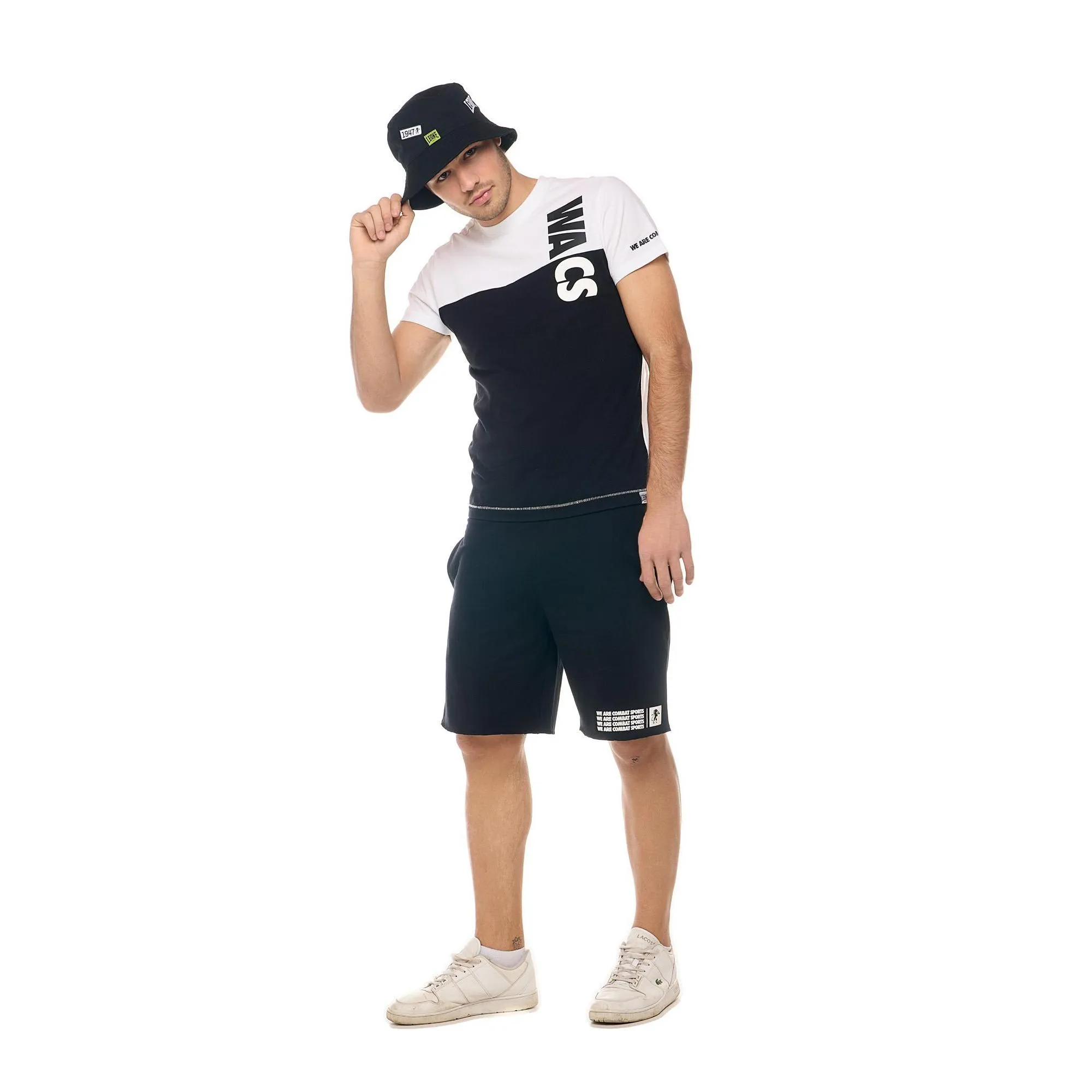Pantaloncini sportivi da uomo Leone B&W