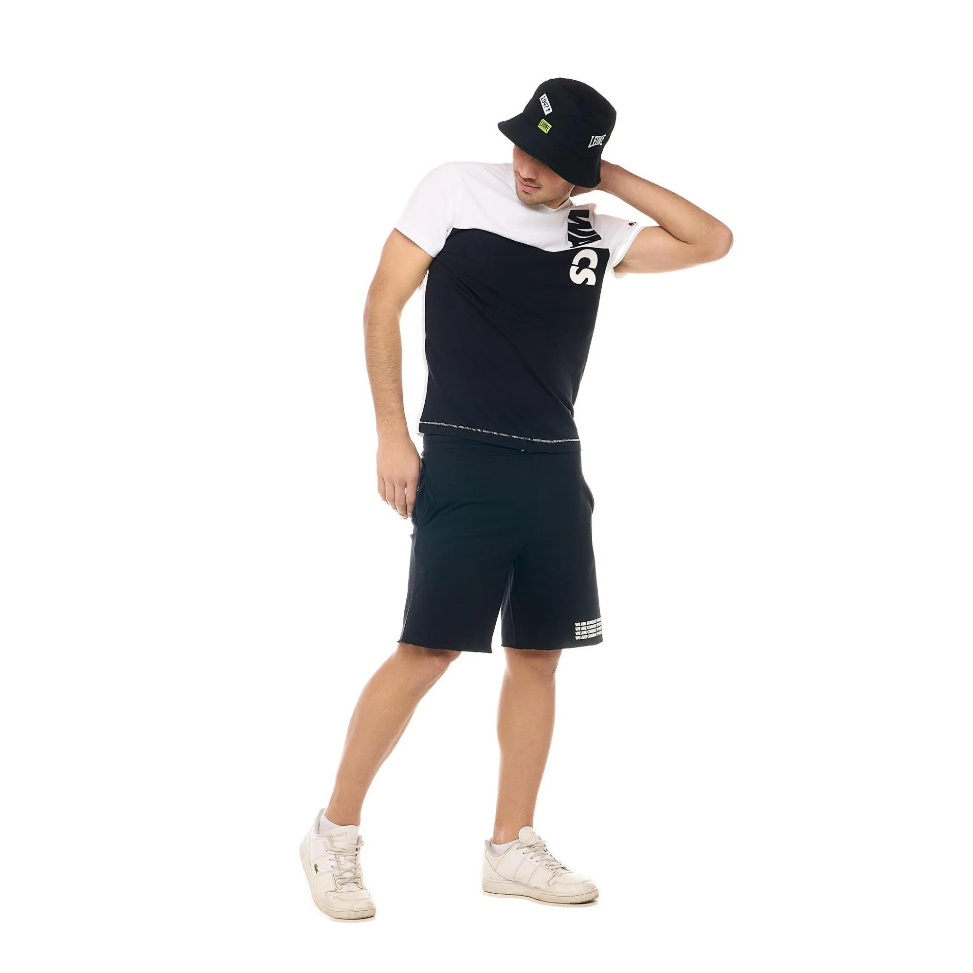 Pantaloncini sportivi da uomo Leone B&W
