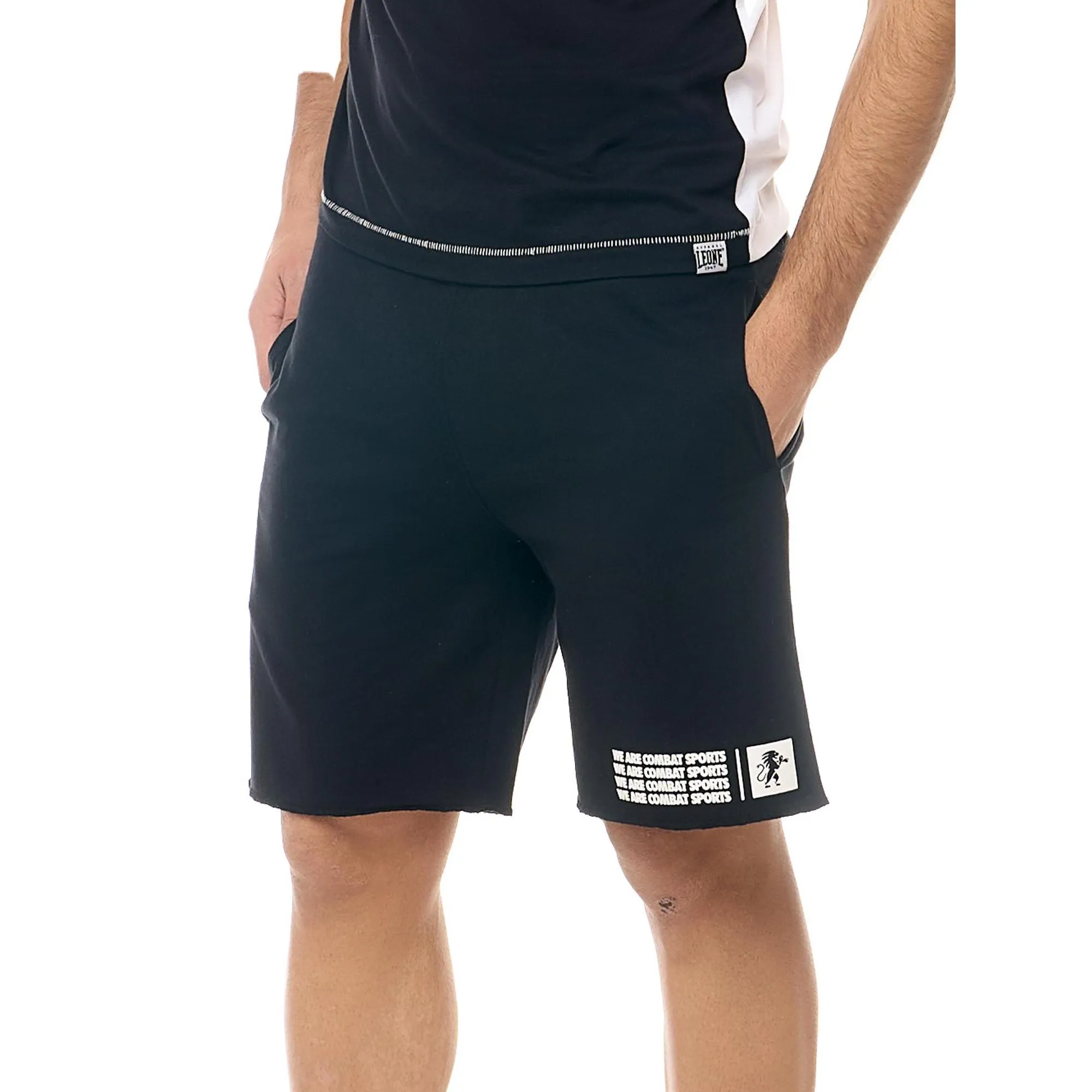 Pantaloncini sportivi da uomo Leone B&W