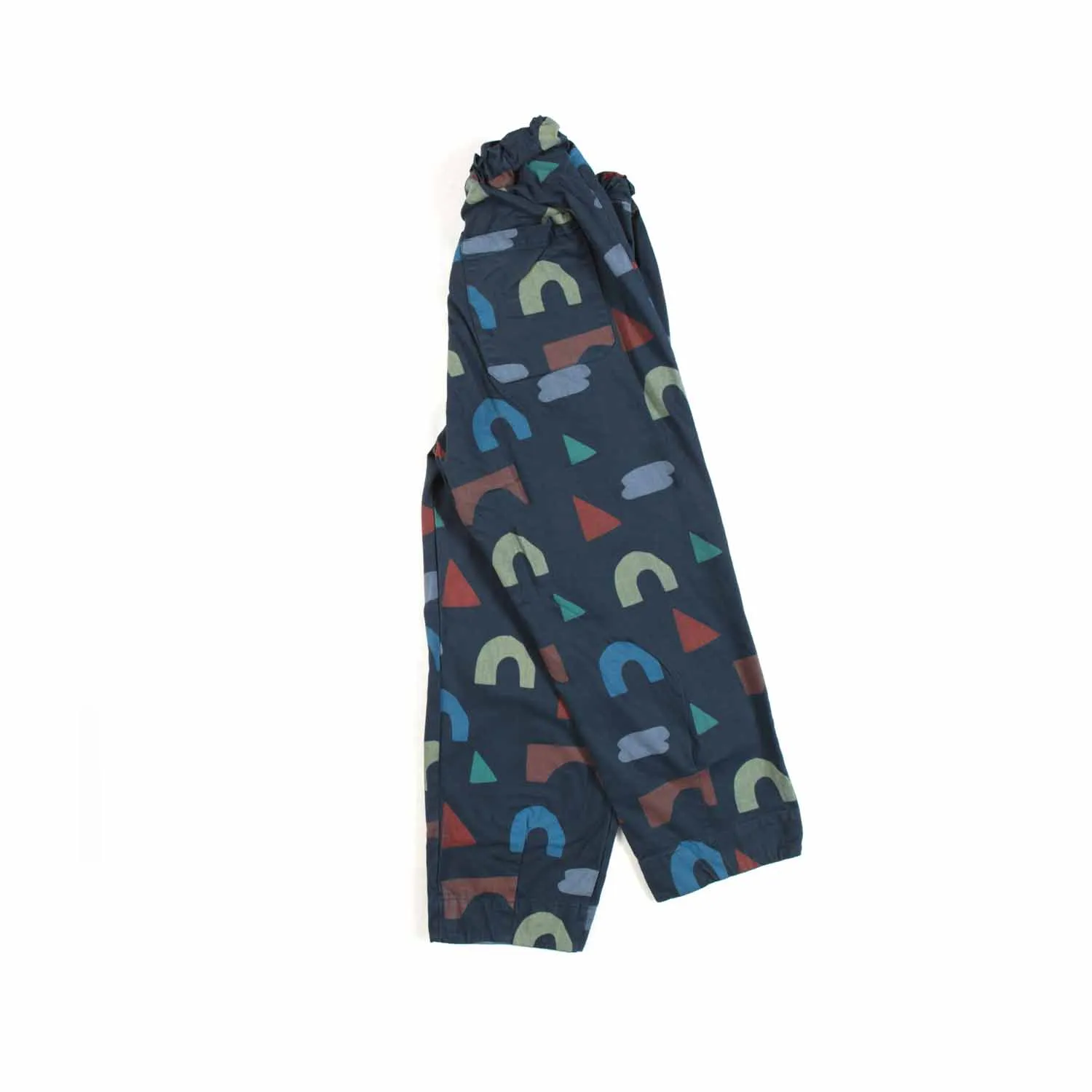 Pantalone Blu E Multicolor Bambino