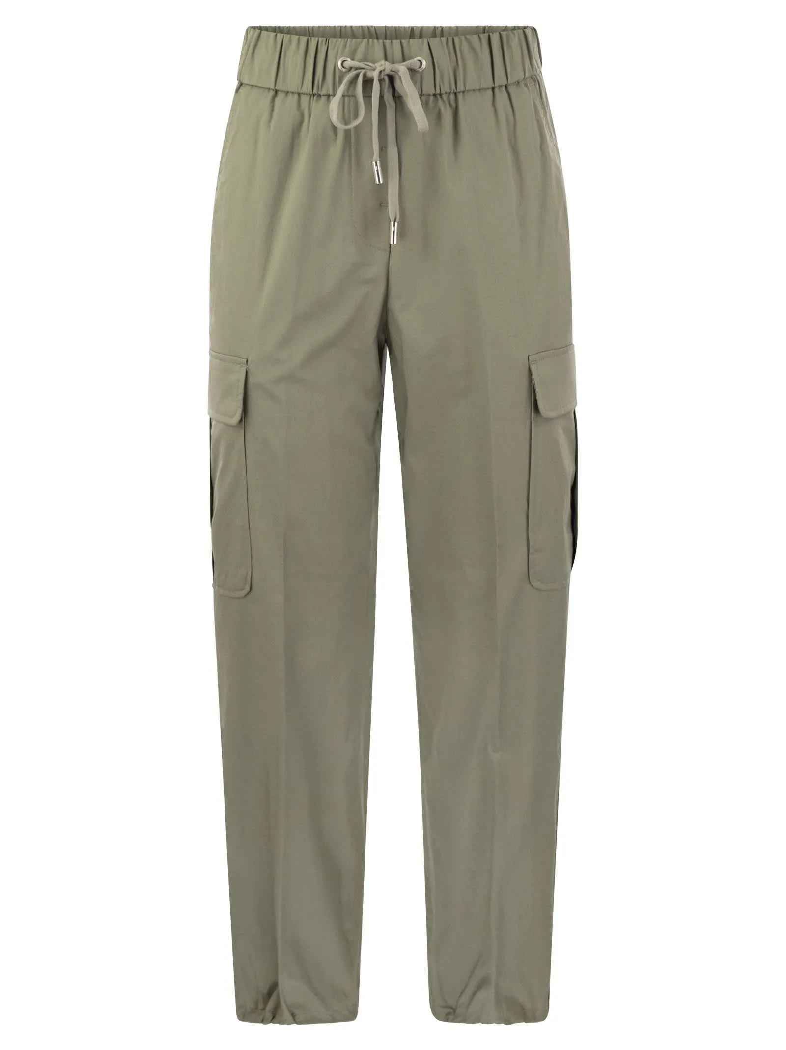 Pantalone cargo in cotone stretch