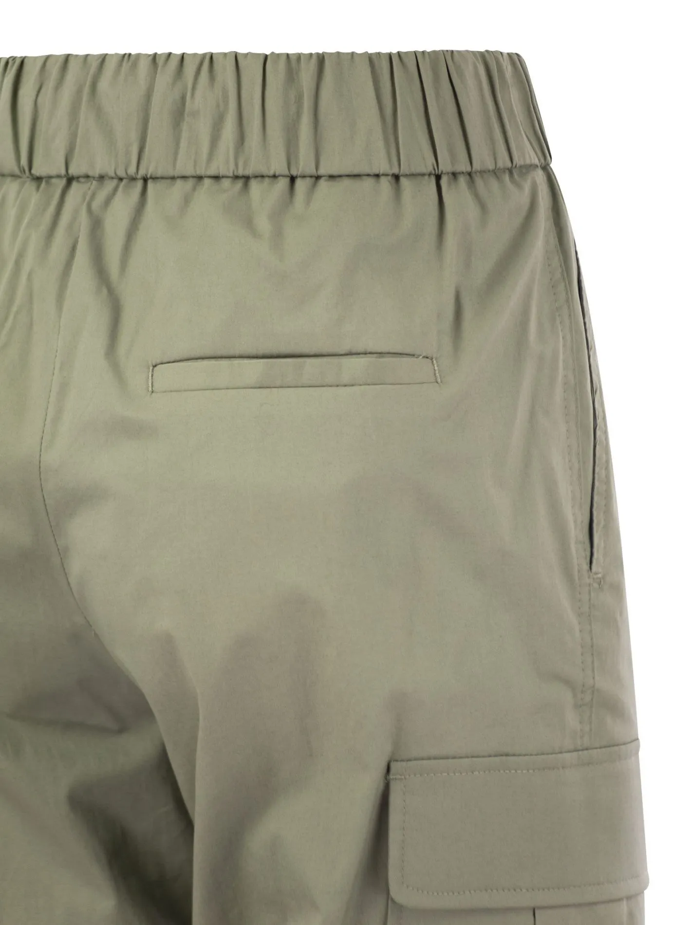Pantalone cargo in cotone stretch