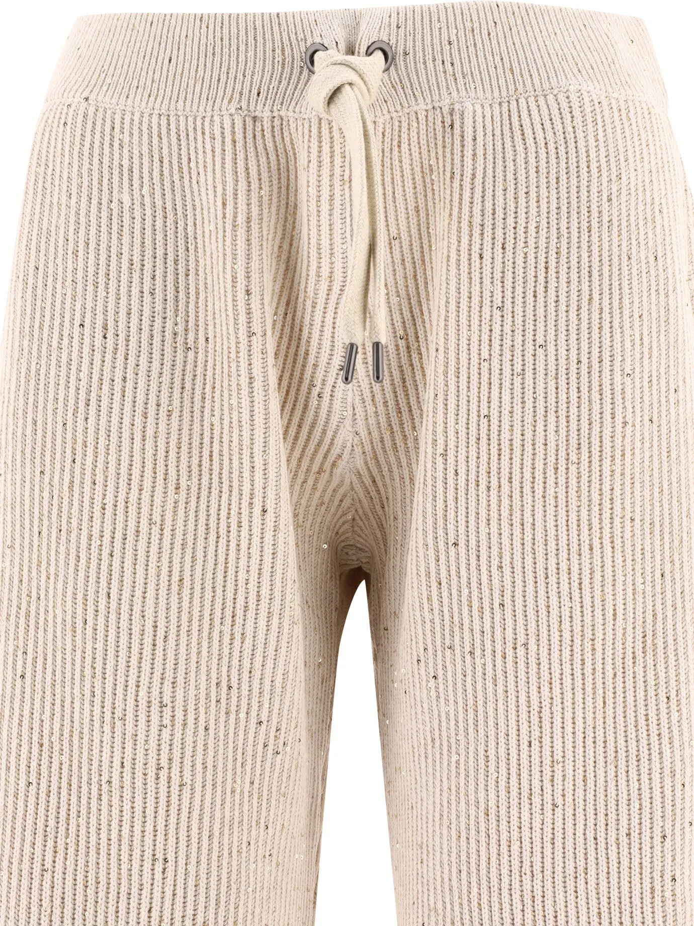 Pantaloni a coste abbelliti di brunello cucinelli