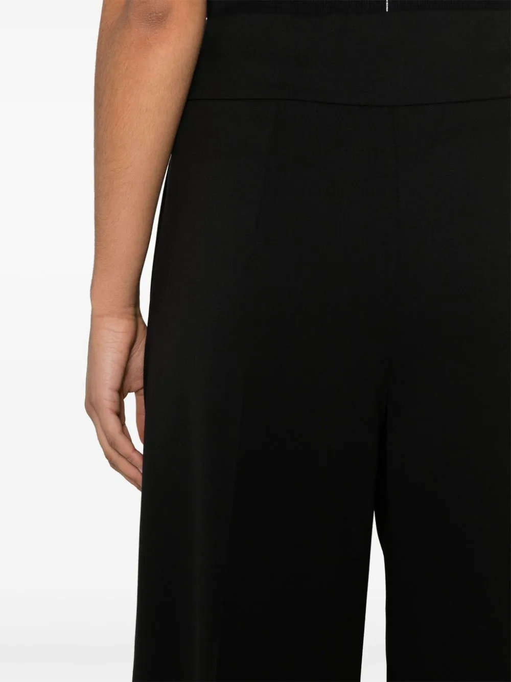Pantaloni a gamba larga capera in nero - donna
