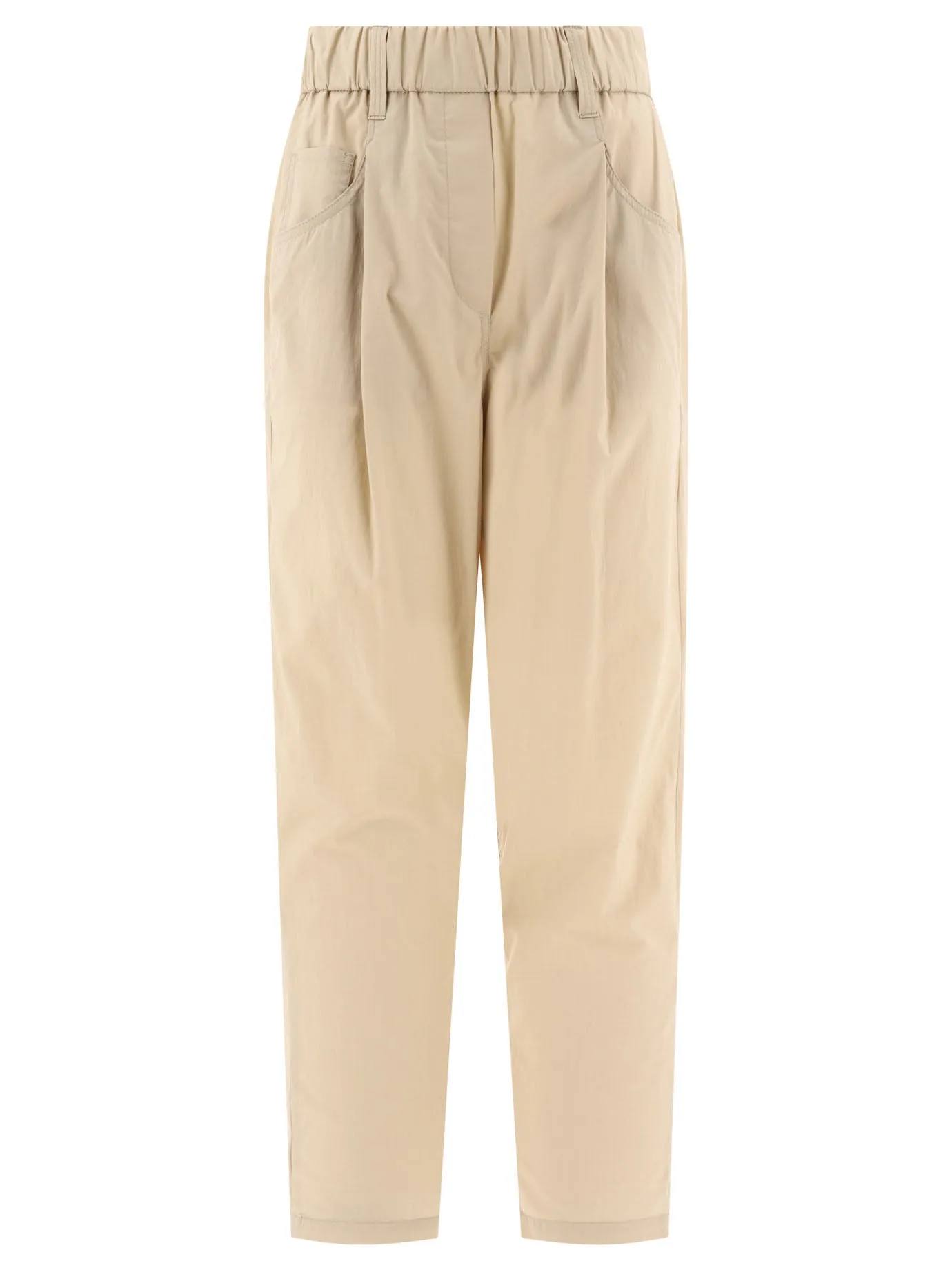 Pantaloni Brunello Cucinelli con linguetta brillante