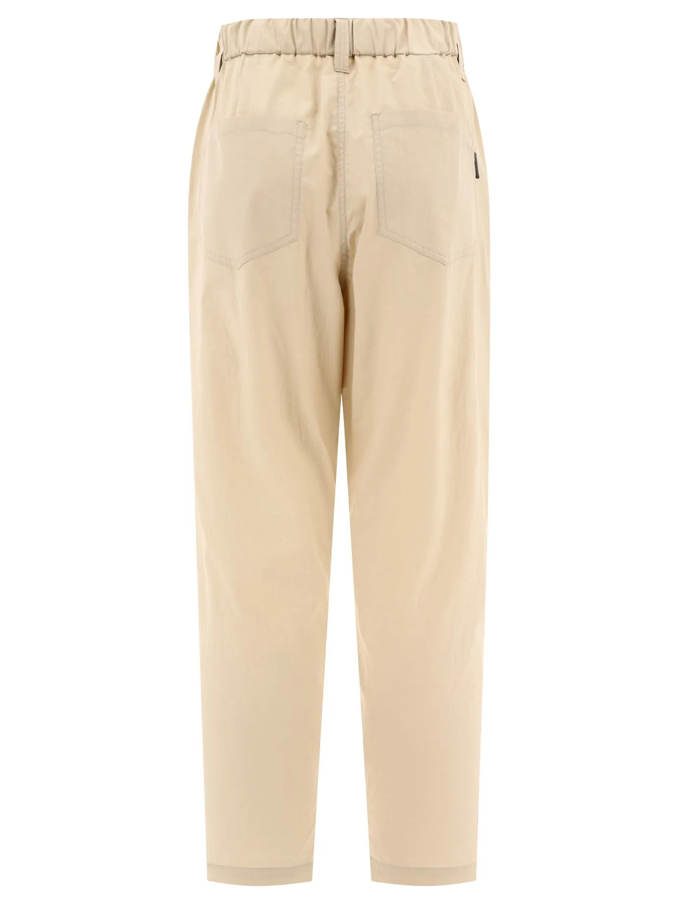 Pantaloni Brunello Cucinelli con linguetta brillante