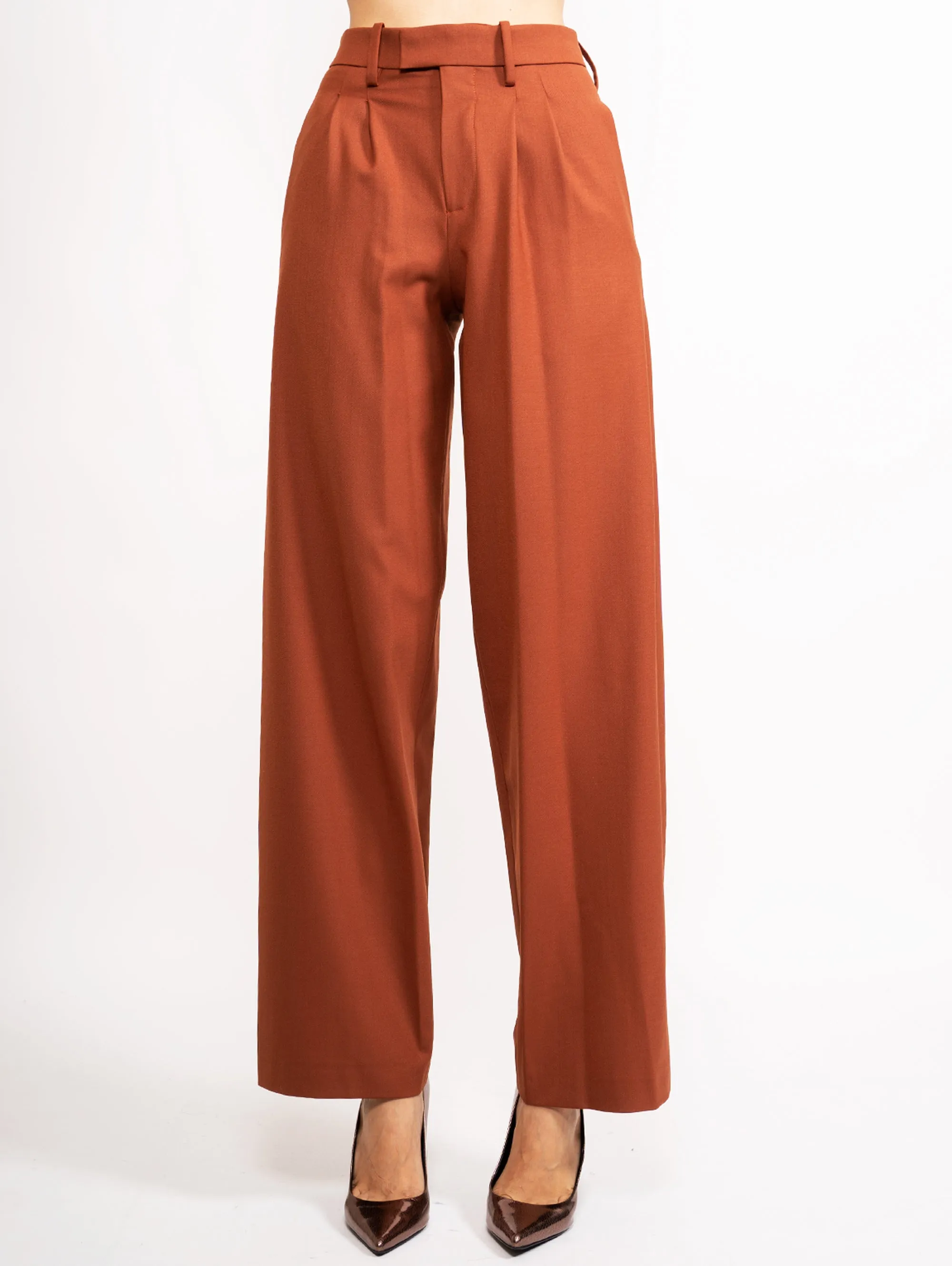 Pantaloni con Pences Tabacco