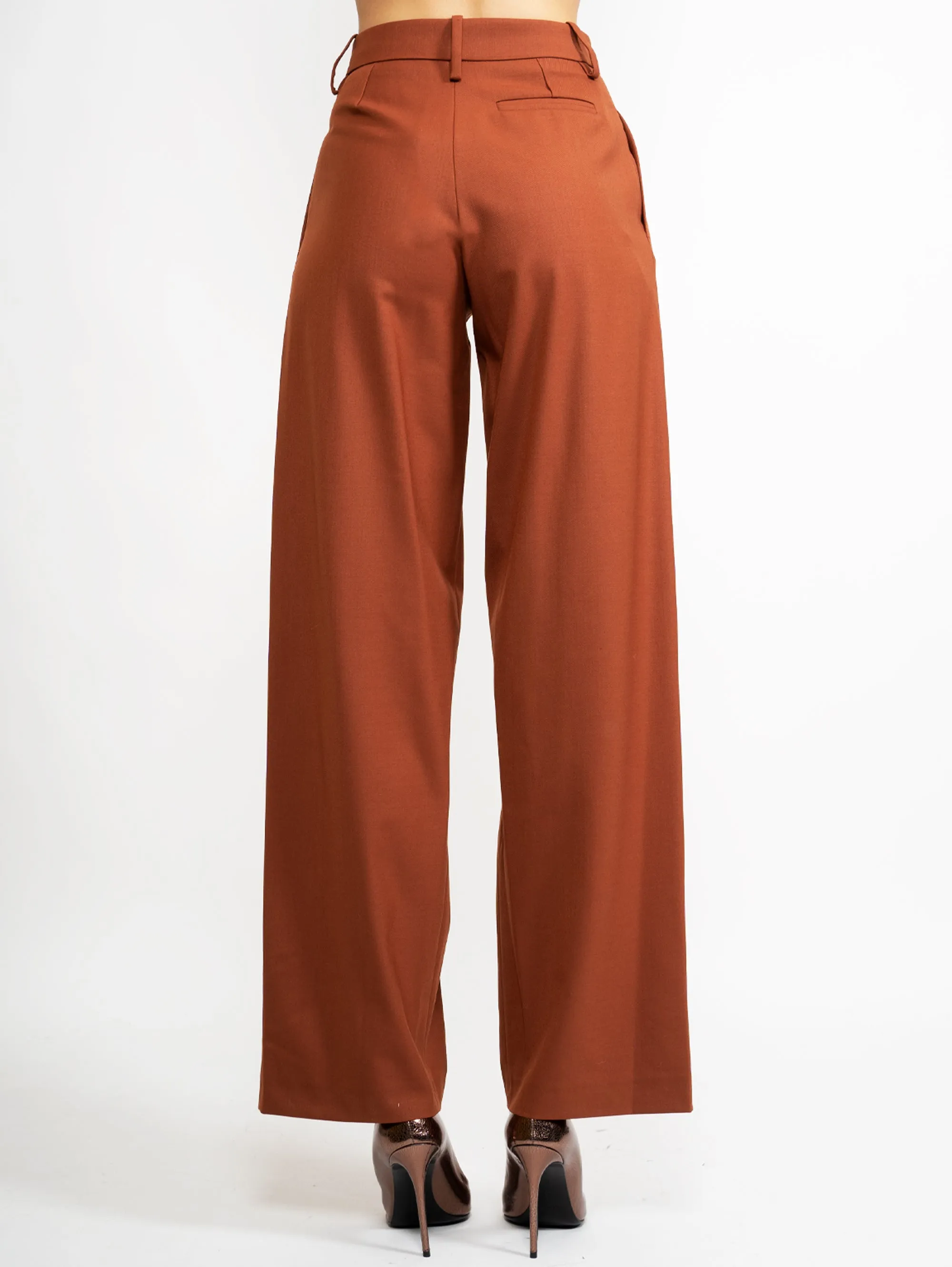 Pantaloni con Pences Tabacco