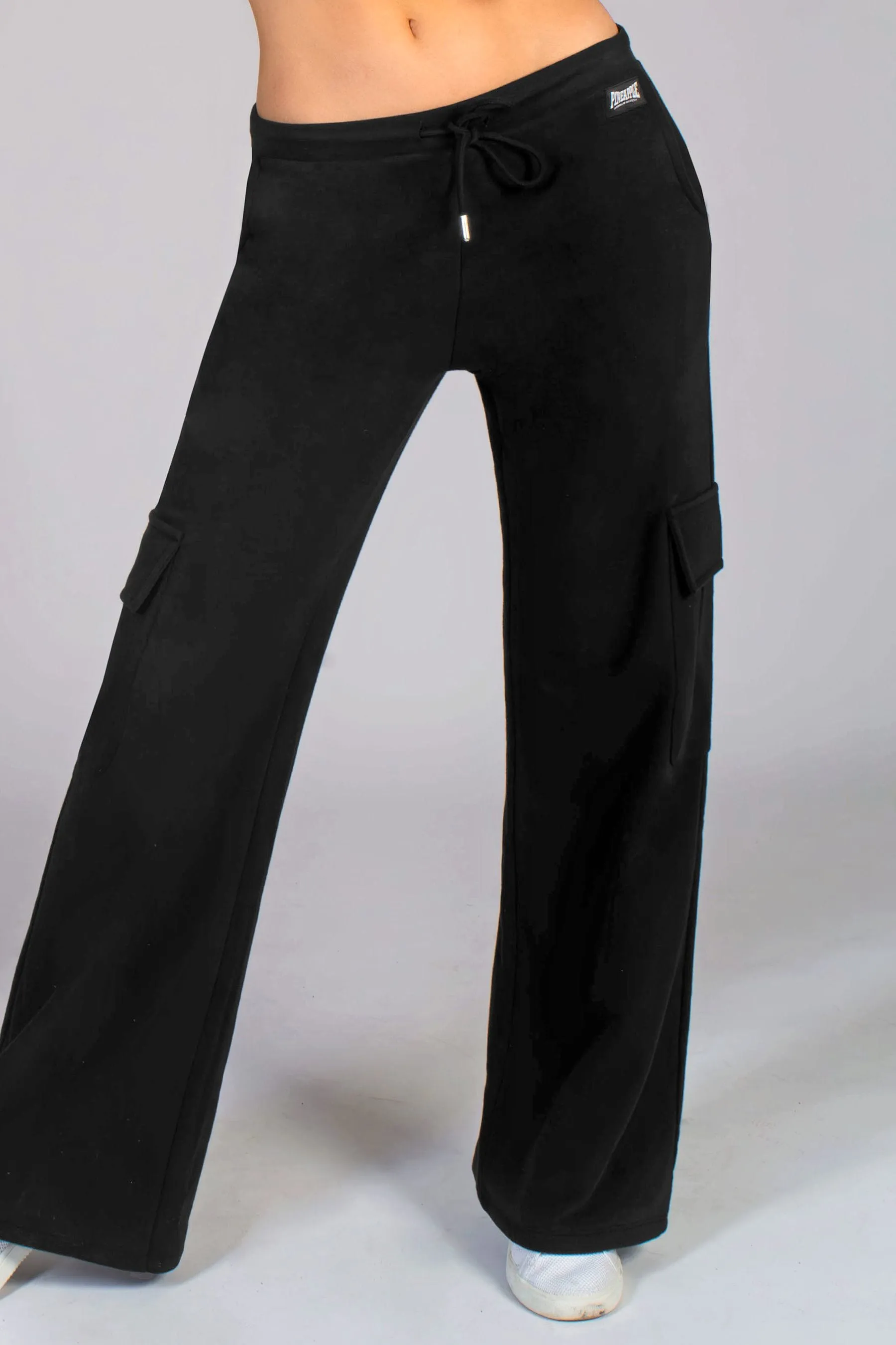 Pantaloni da jogging a gamba larga Donna cargo