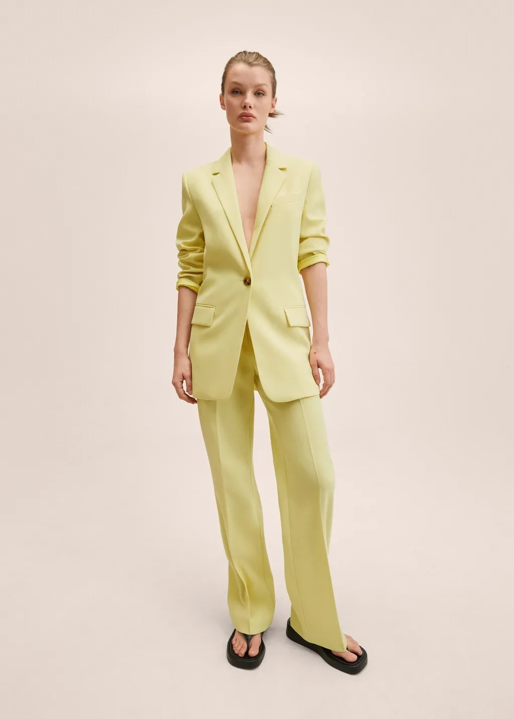 Pantaloni diritti completo