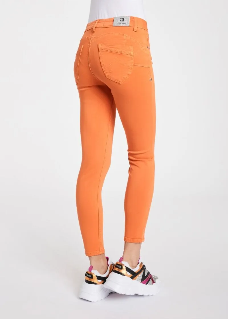 Pantaloni jeggings in cotone