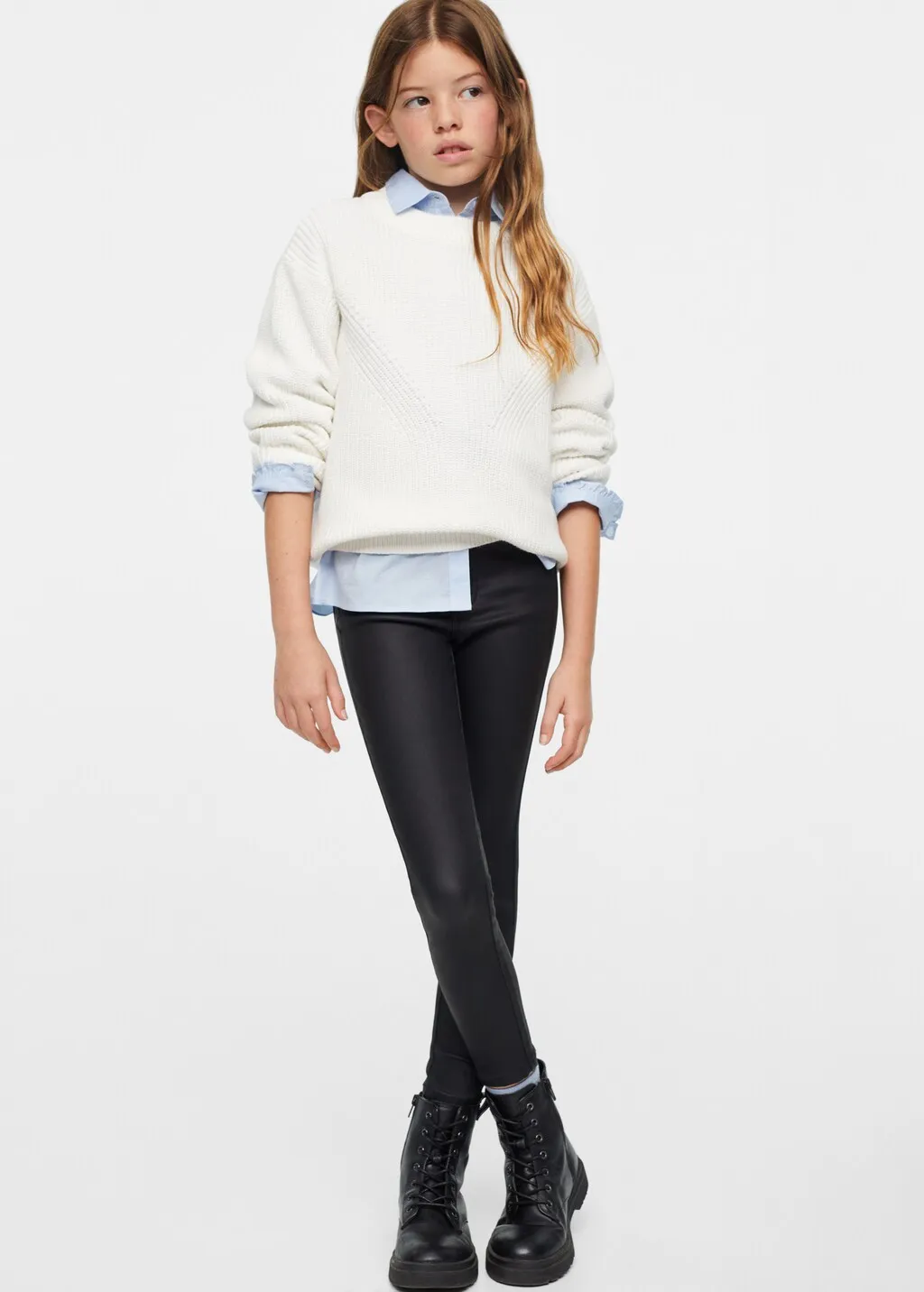 Pantaloni skinny cerati
