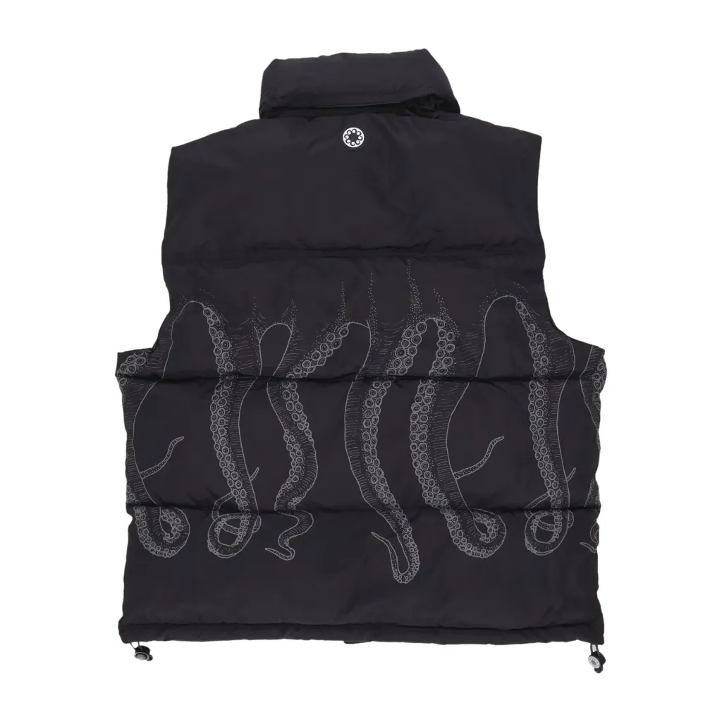 piumino smanicato uomo outline puff vest BLACK