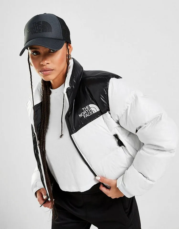 Piumino The North Face Giubbino Corto Donna Bianco Nero 2021
