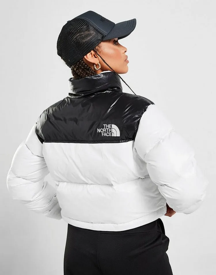 Piumino The North Face Giubbino Corto Donna Bianco Nero 2021