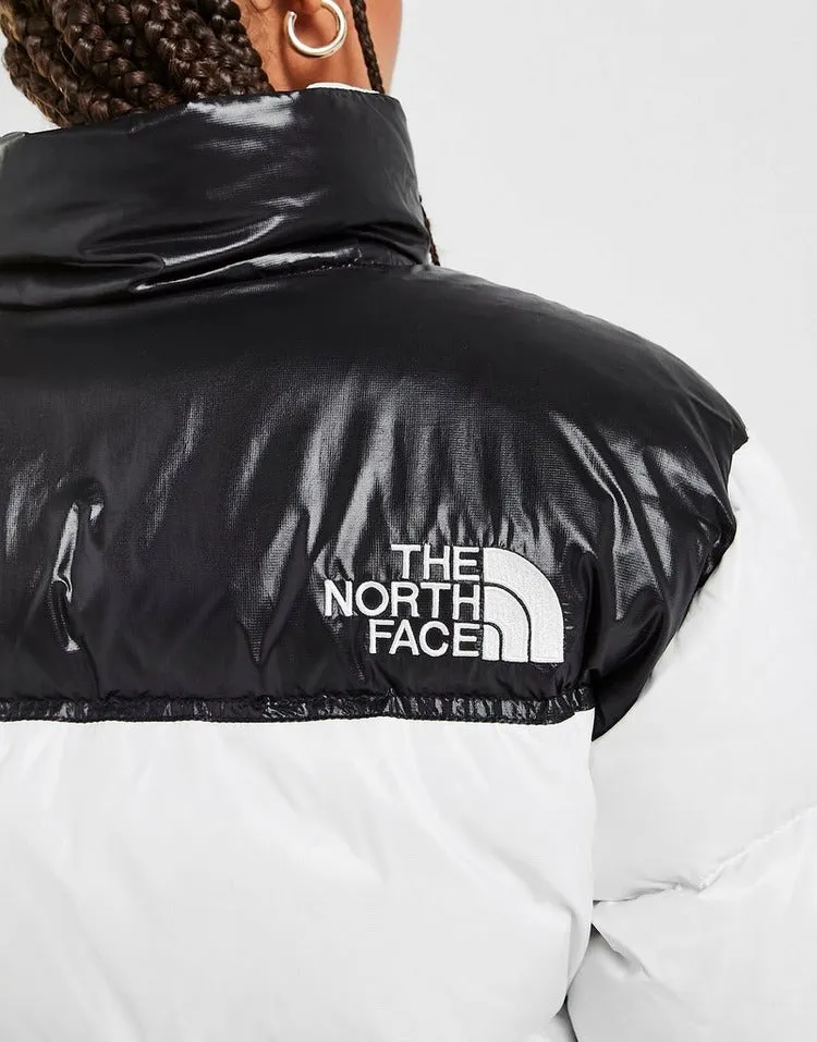Piumino The North Face Giubbino Corto Donna Bianco Nero 2021