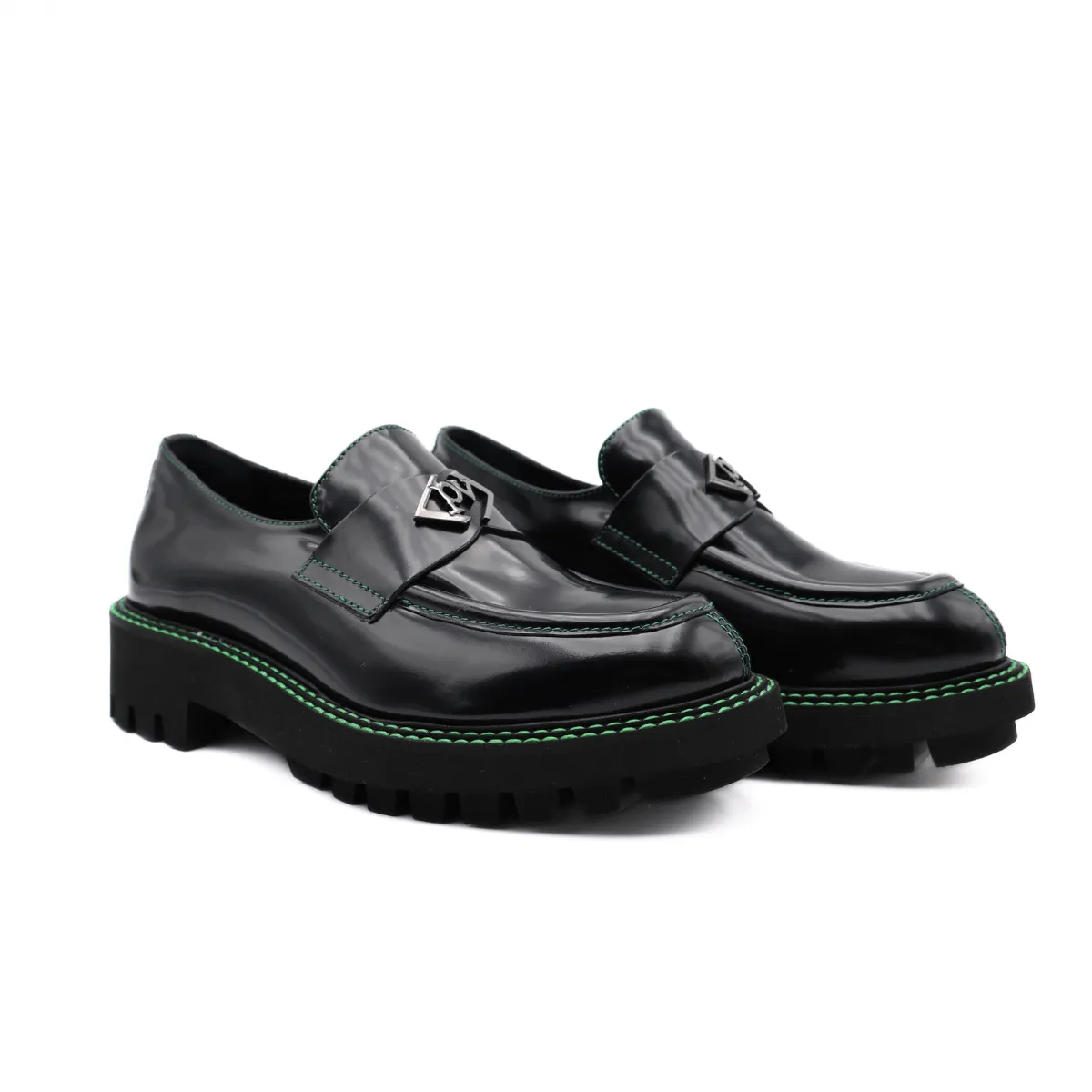 POESIE VENEZIANE MOCASSINO FSL23 VERDE/NERO  