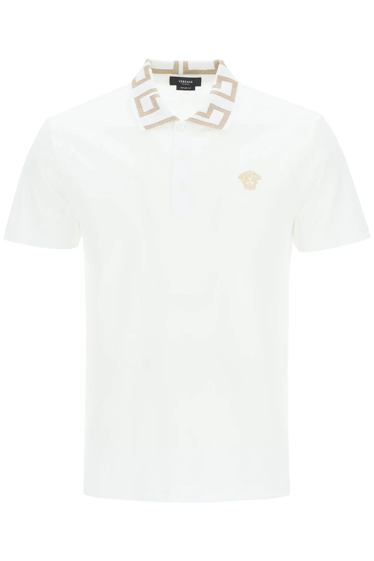Polo Taylor Fit Colletto Greca