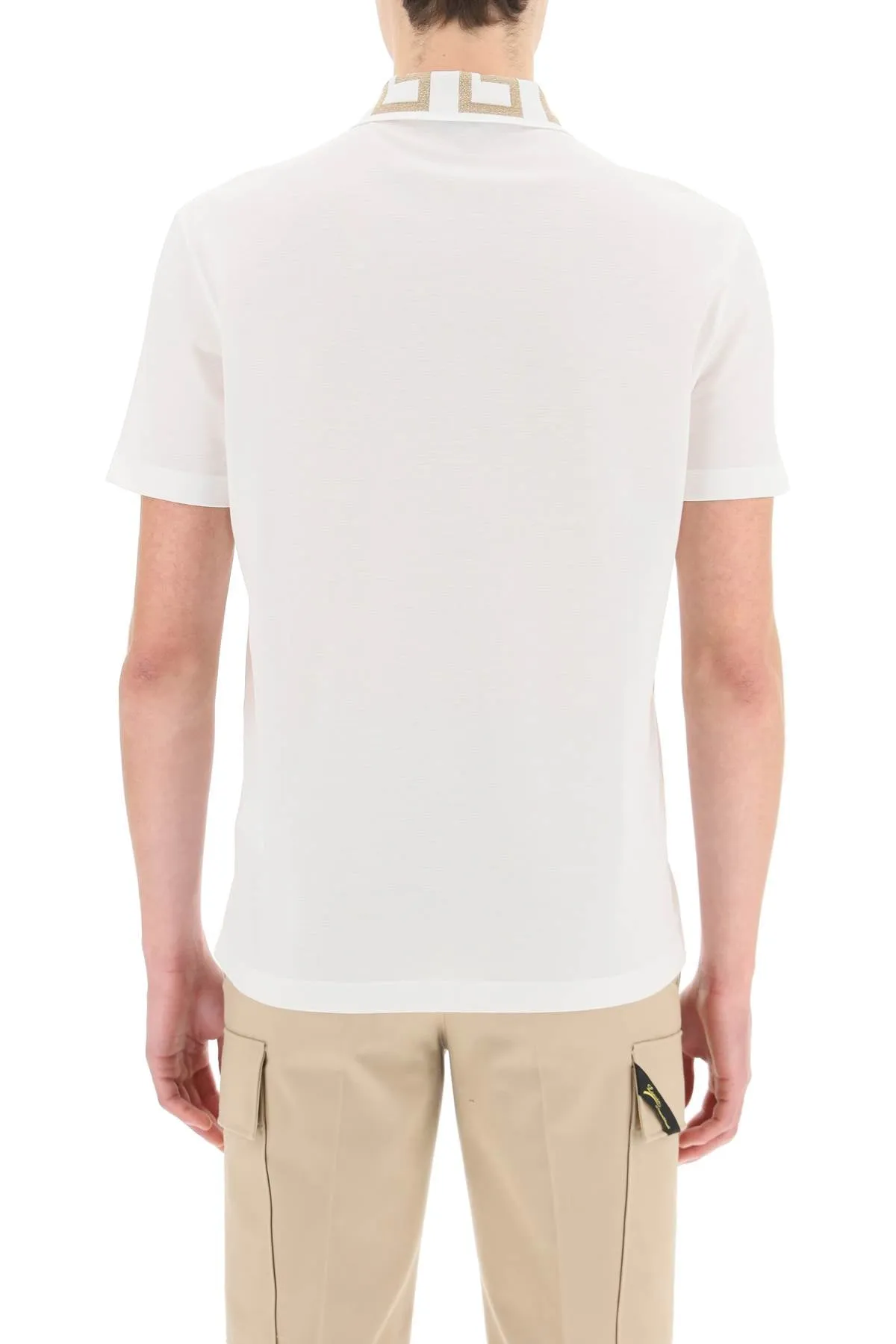 Polo Taylor Fit Colletto Greca