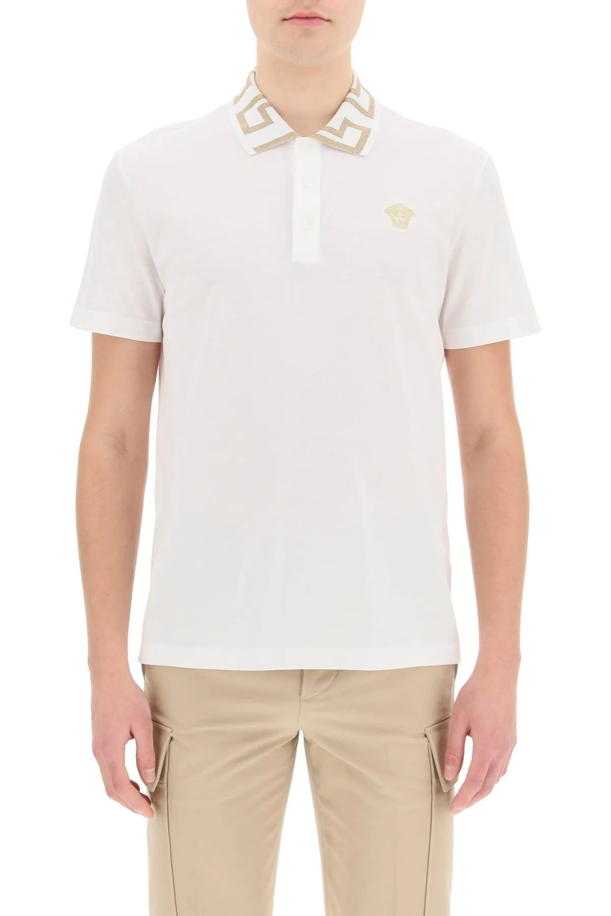 Polo Taylor Fit Colletto Greca