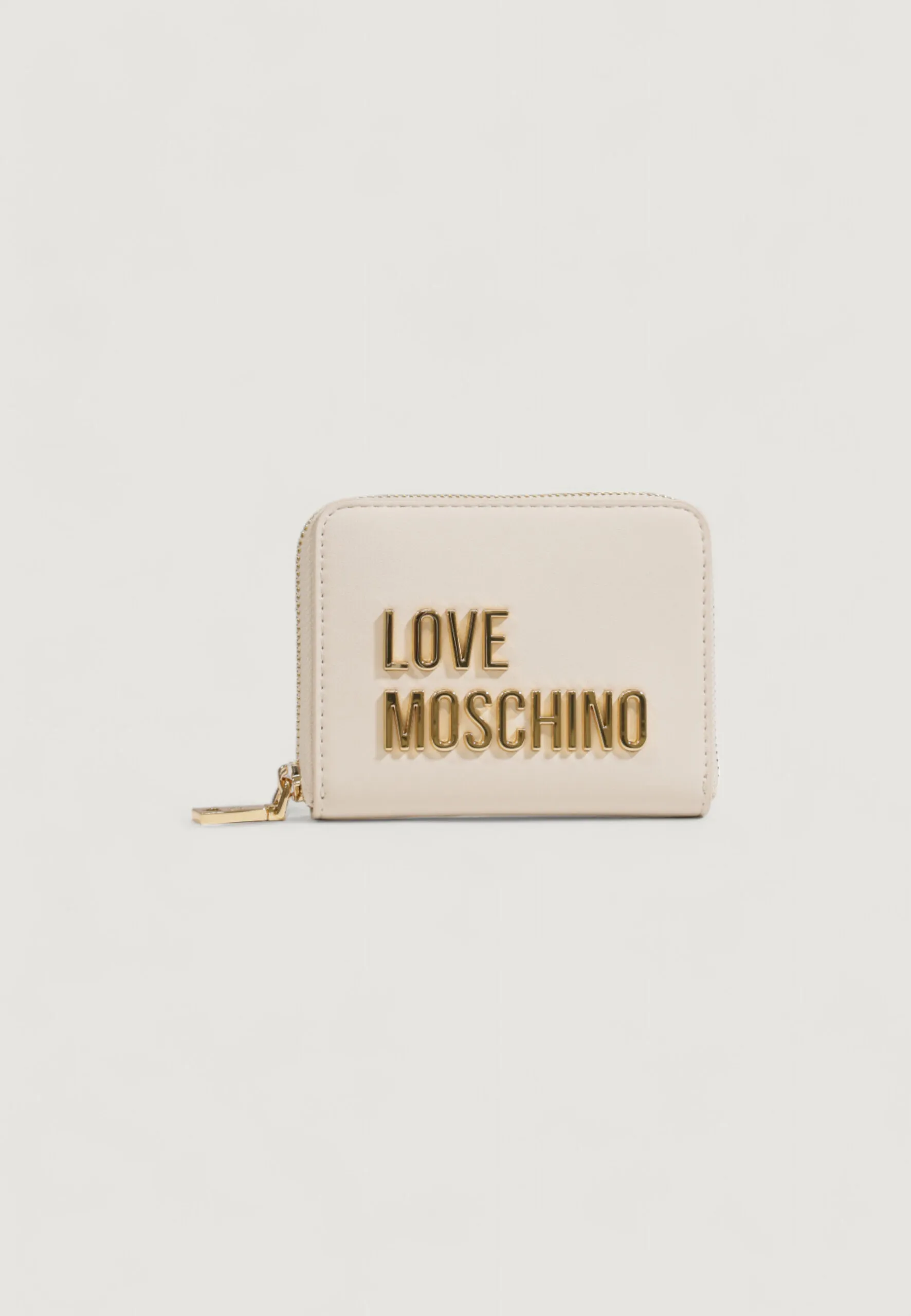 Portafoglio piccolo Love Moschino  Beige chiaro
