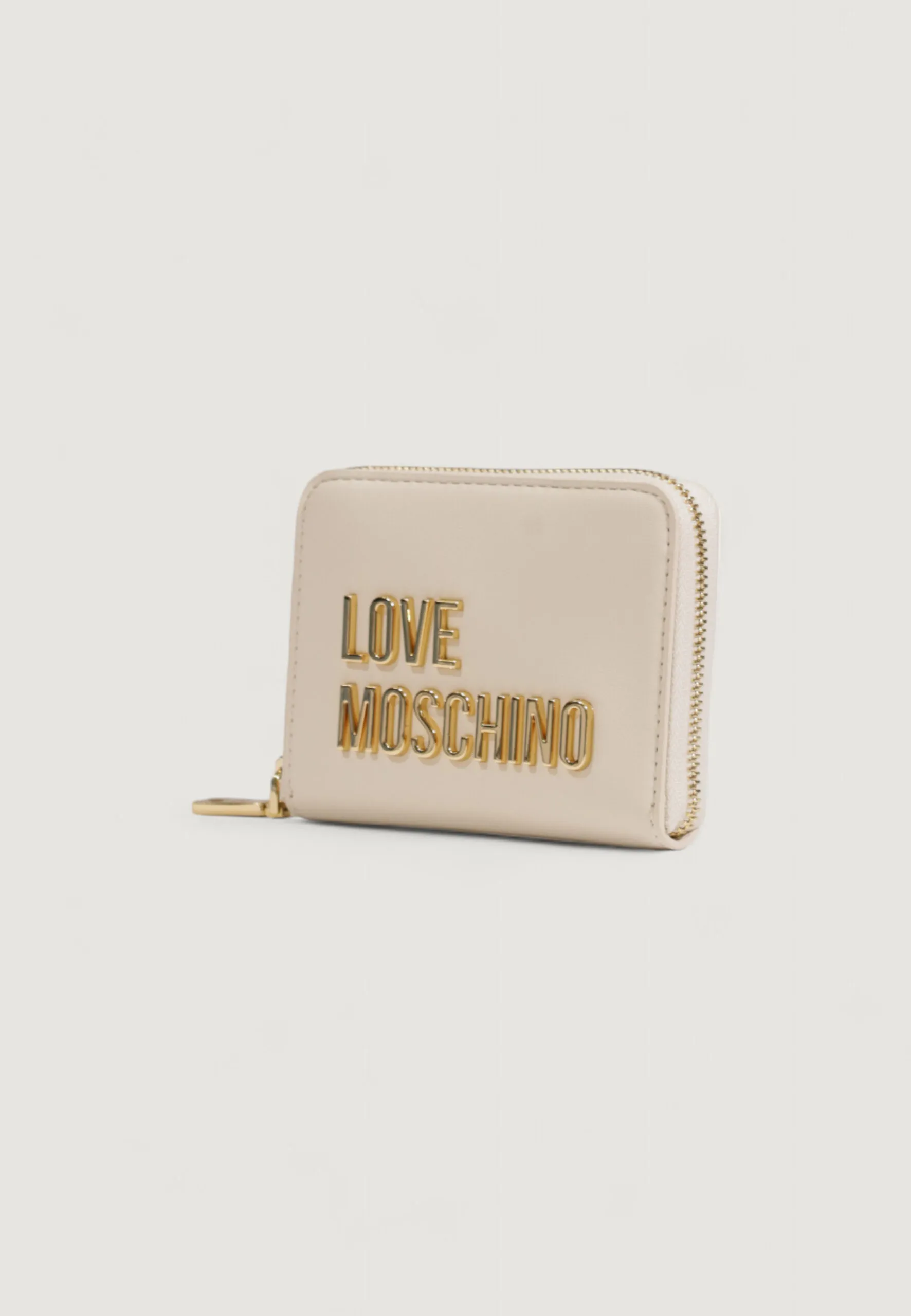 Portafoglio piccolo Love Moschino  Beige chiaro