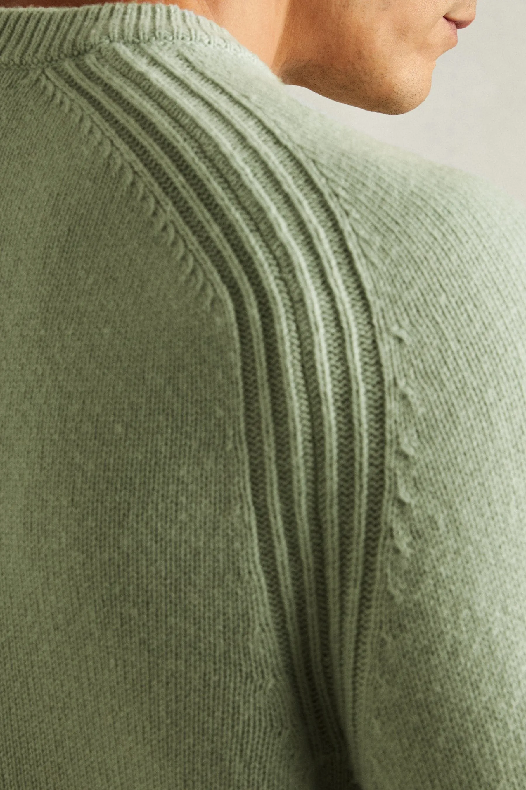 Reiss Nuvola Misto Lana Manica Raglan Maglione    