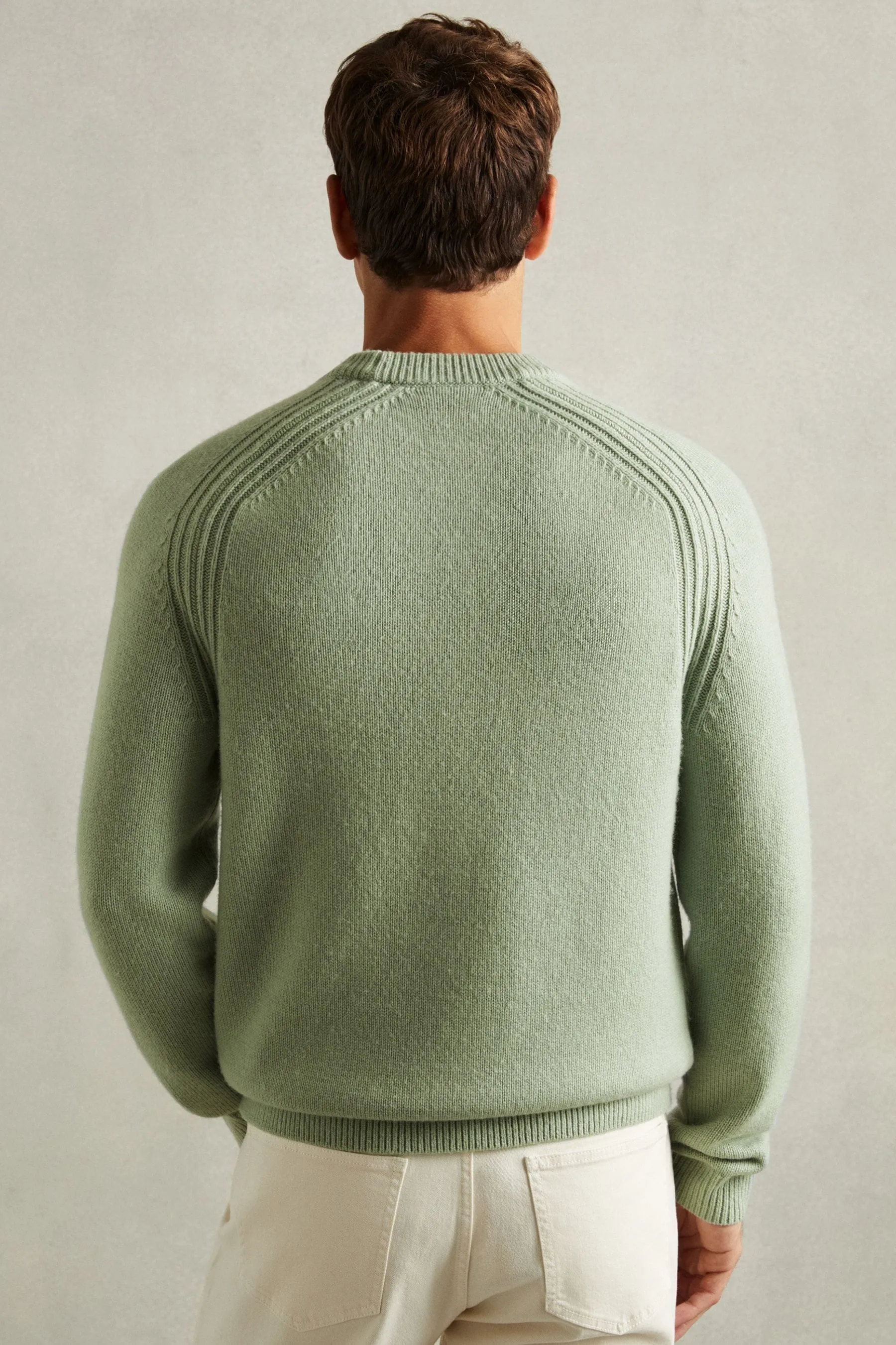 Reiss Nuvola Misto Lana Manica Raglan Maglione    