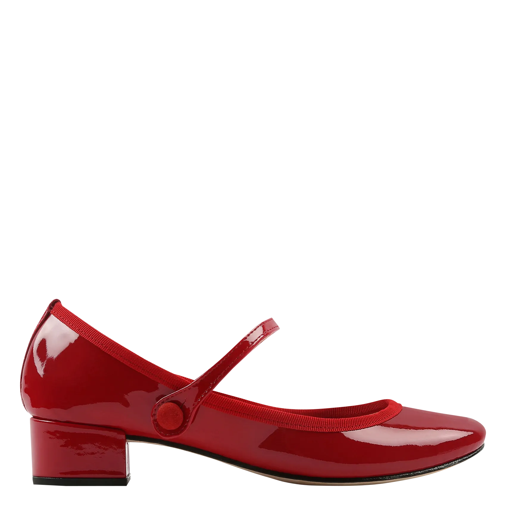  REPETTO   ROSE - Décolleté con tacco in vernice di cuoio | Rosso