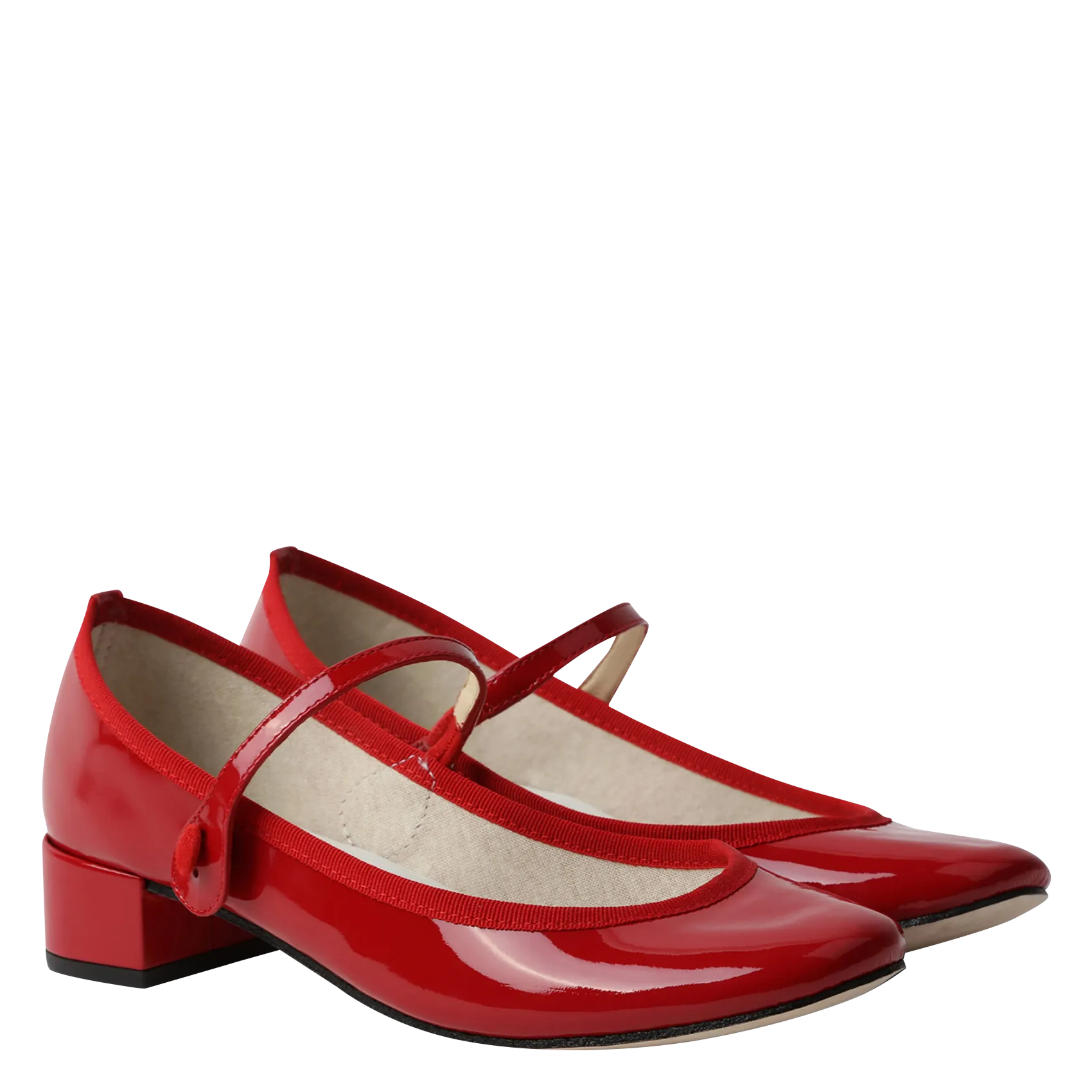  REPETTO   ROSE - Décolleté con tacco in vernice di cuoio | Rosso