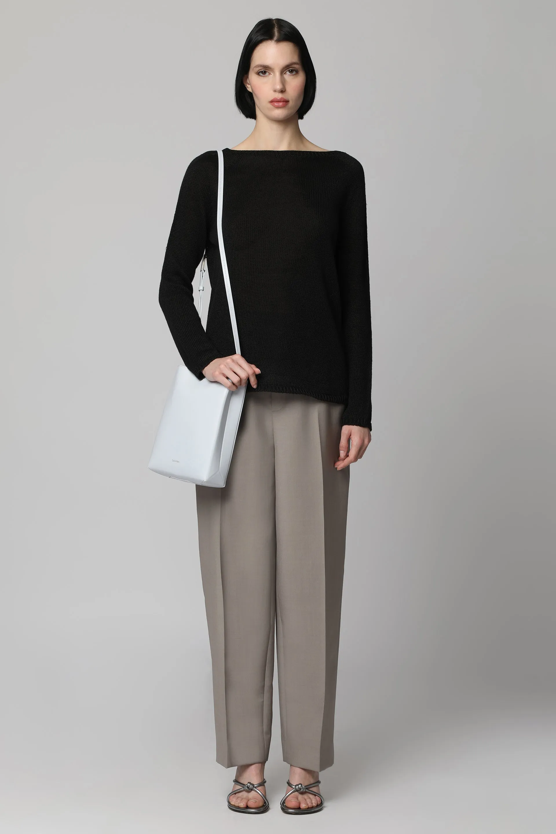 S MAX MARA Maglione girocollo Giolino in lino