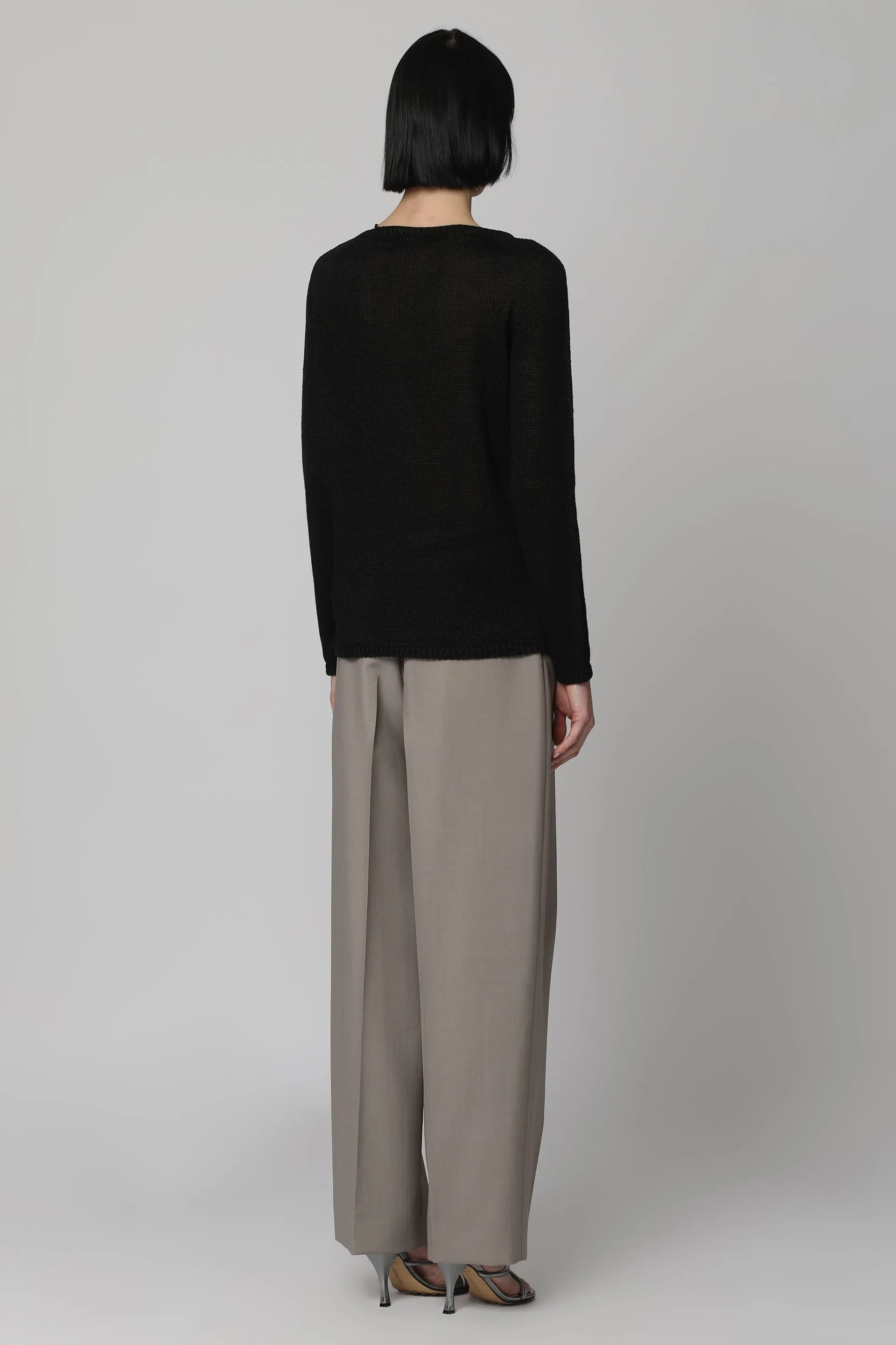 S MAX MARA Maglione girocollo Giolino in lino