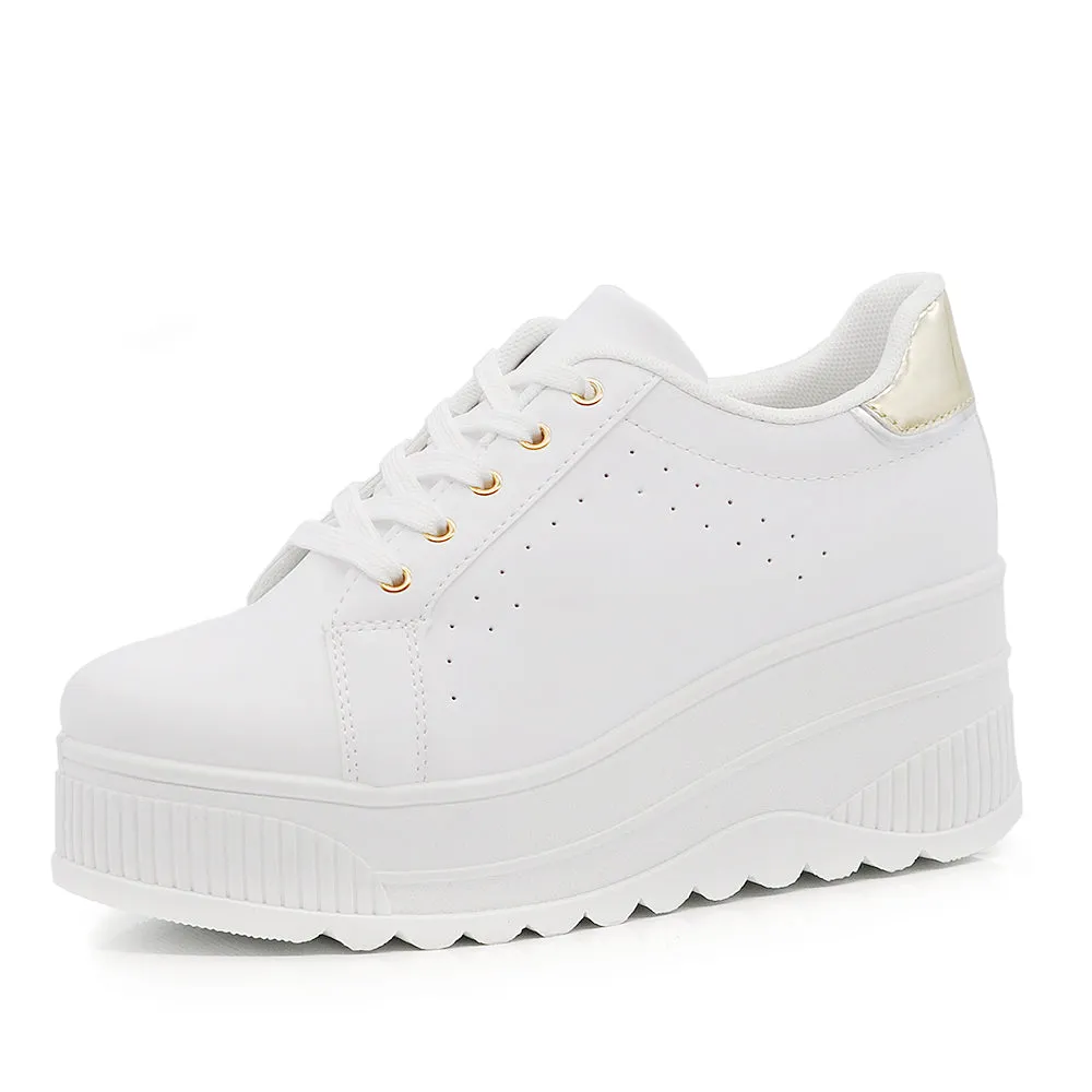 Scarpe Da Donna Ginnastica Sportive Sneaker Zeppa Para Platform 900-1