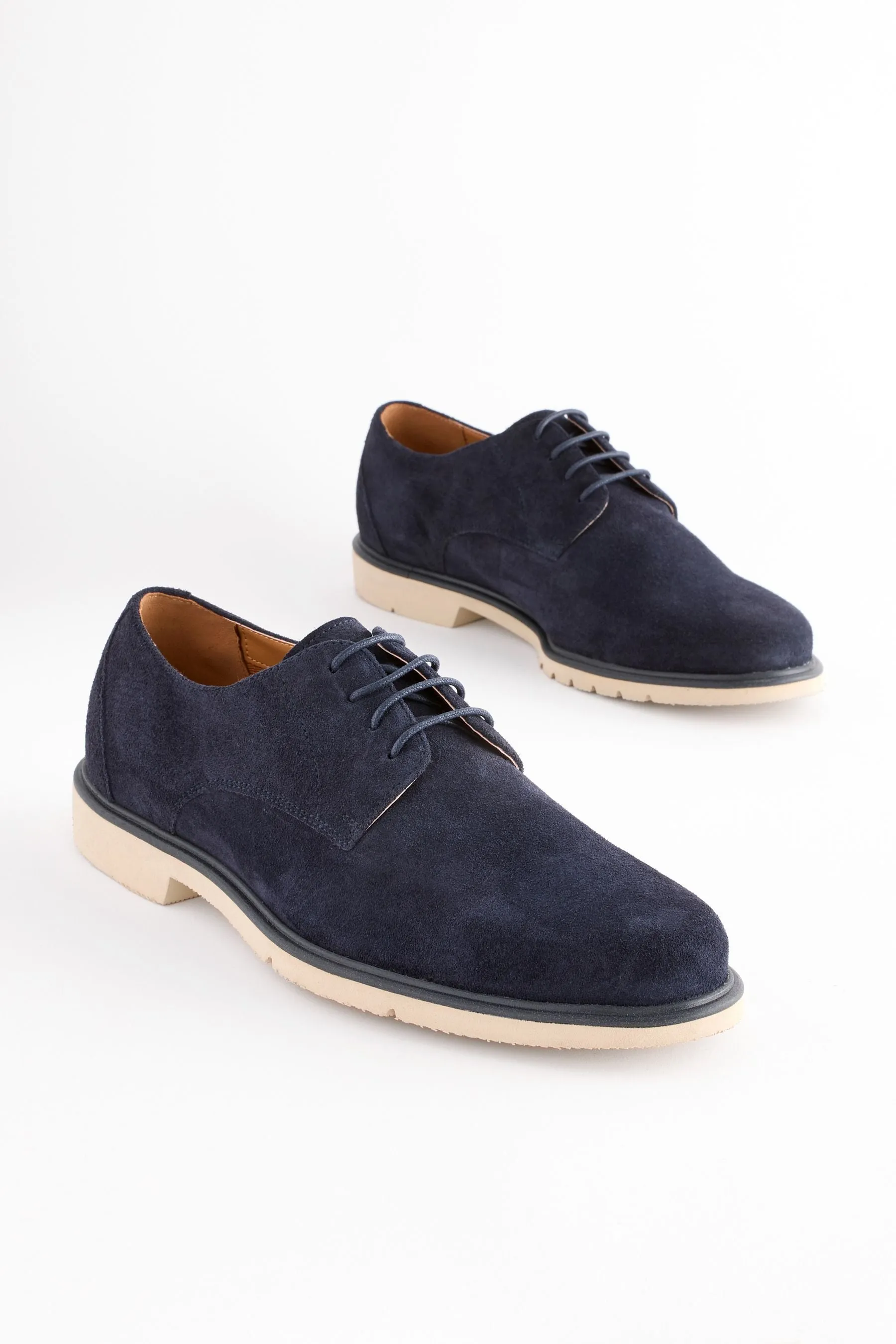 Scarpe derby in camoscio    