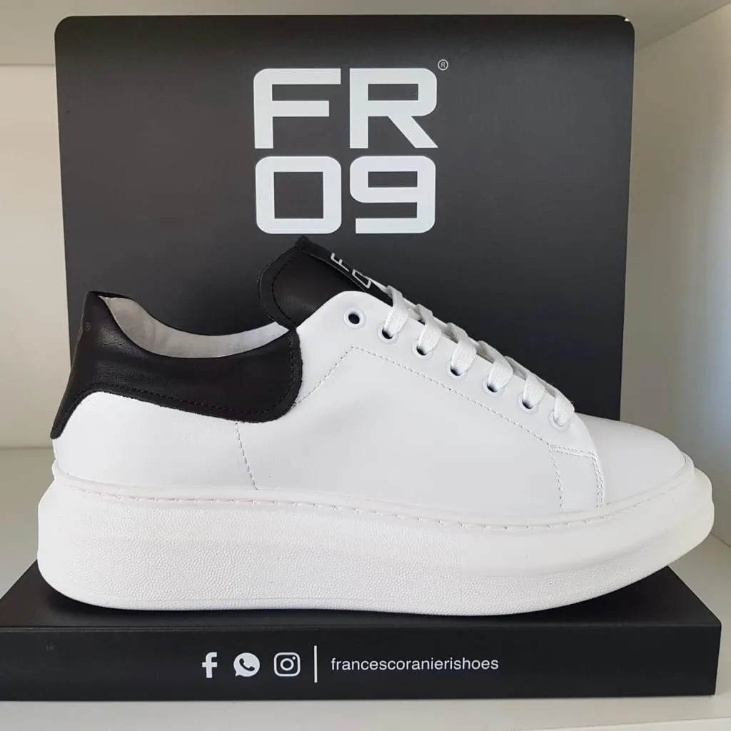Scarpe FR09 mod.McQueen Bianco/Nero