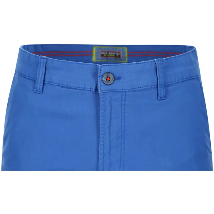 Sea Barrier Pantaloncini chino uomo in cotone elasticizzato Blu