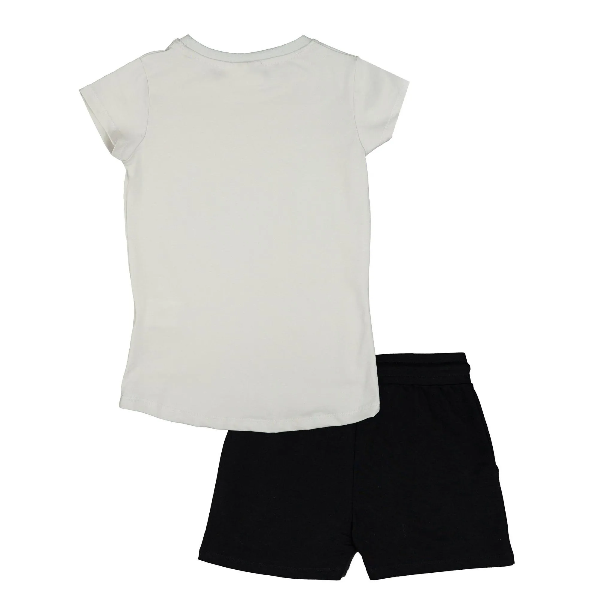 Set completo da bambina con t-shirt e pantaloncini Leone Be Glam