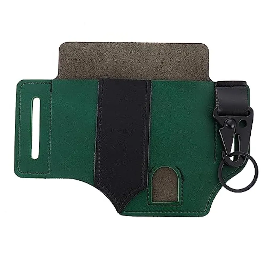 SHERCHPRY 1Pc Di Stoccaggio All’Aperto Marsupio Cinture In Pelle Scamosciata Per Gli Uomini Utensili In Pelle Portachiavi In ​​P