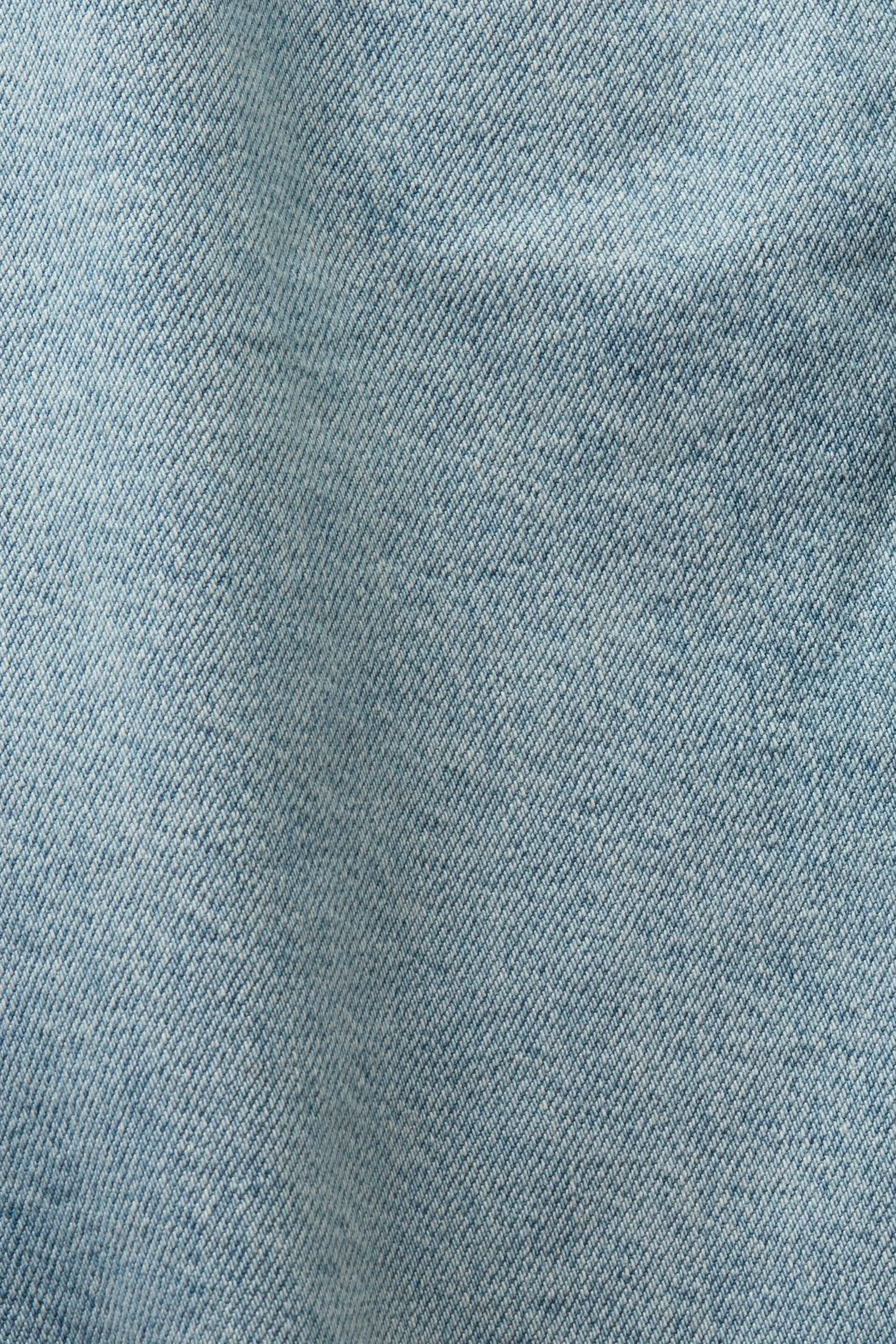 Shorts in denim relaxed fit a vita media